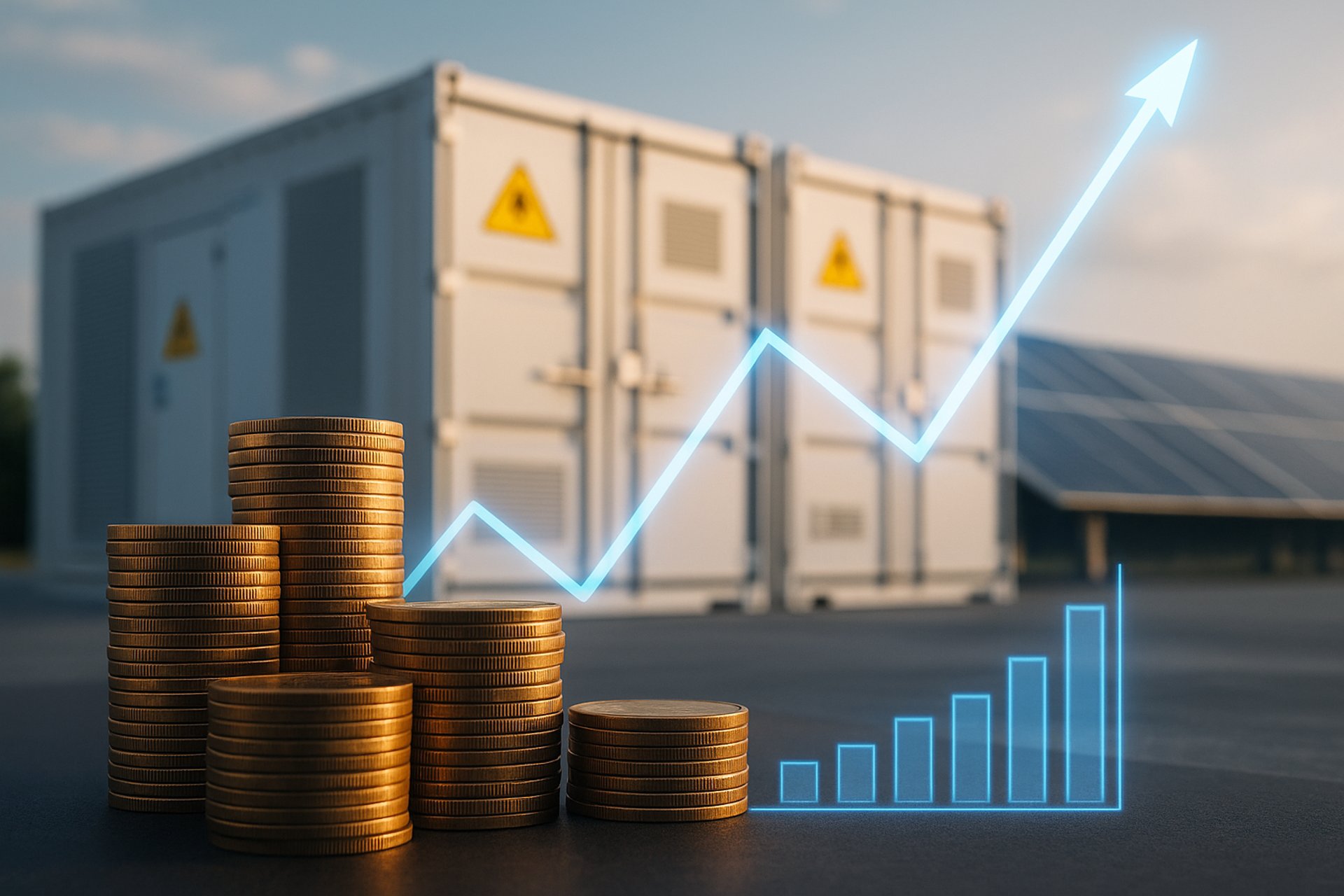 an abstract photo of a curved building with a blue sky in the background