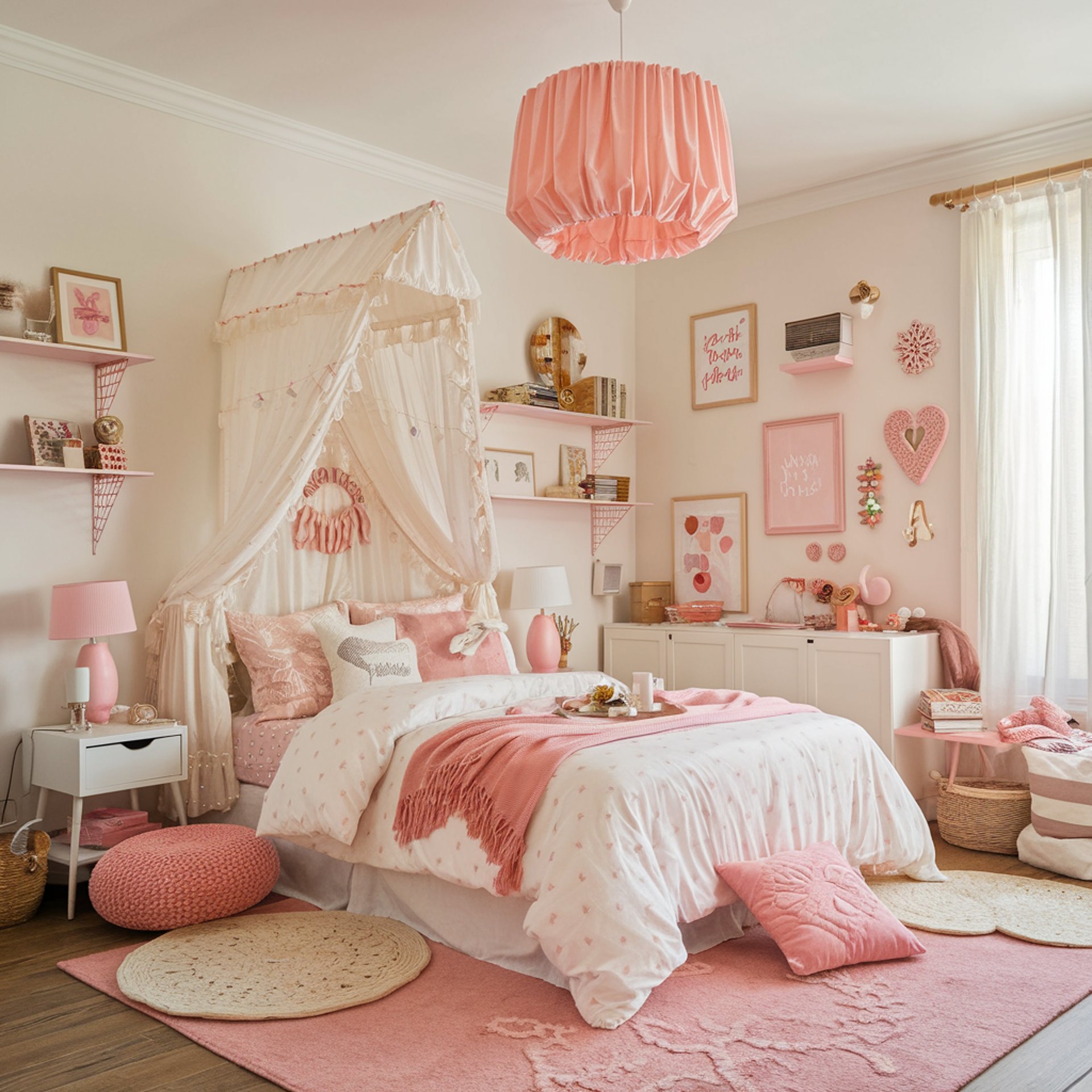 girly bedroom pink details pink lustre and decor. teenage bedroom
