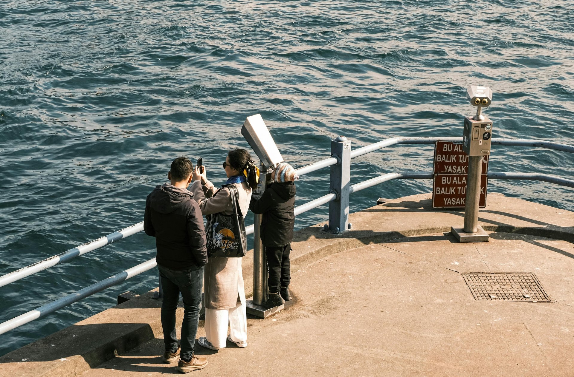 person looking on body of water