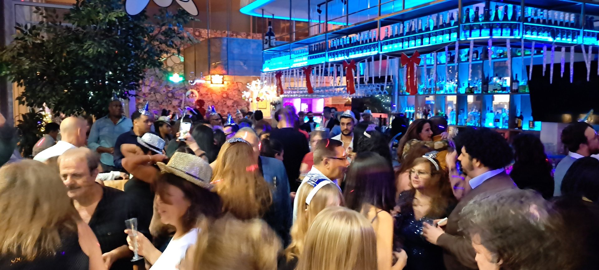 group of people in party