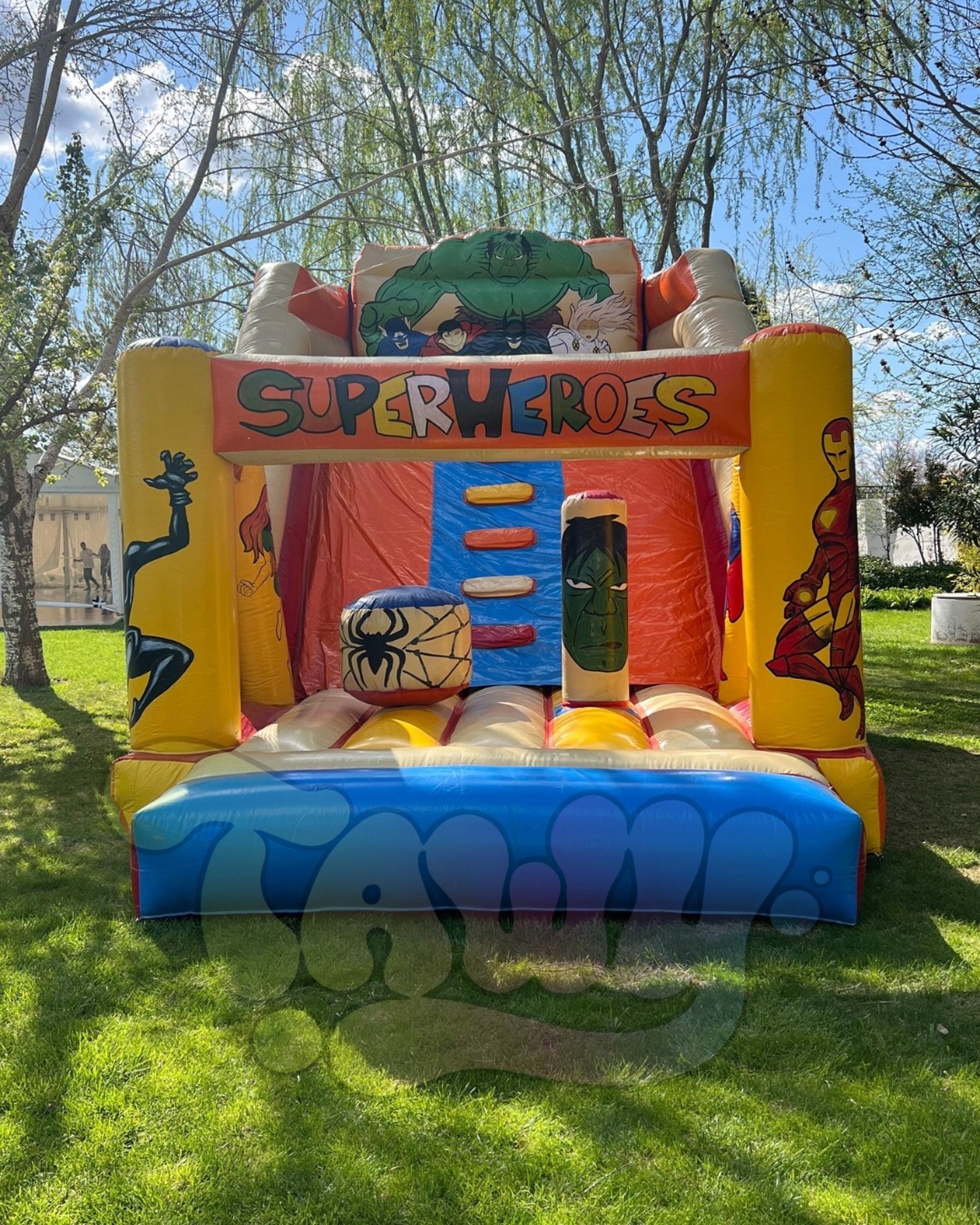 Castillo hinchable para alquiler en Madrid y Toledo