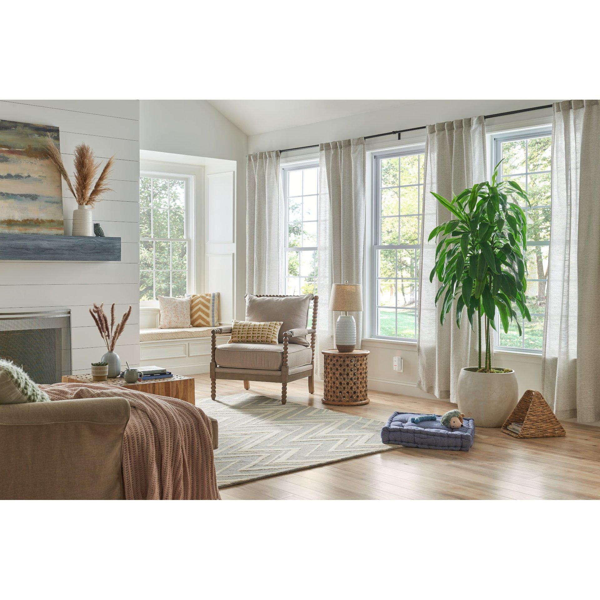 an abstract photo of a curved building with a blue sky in the background