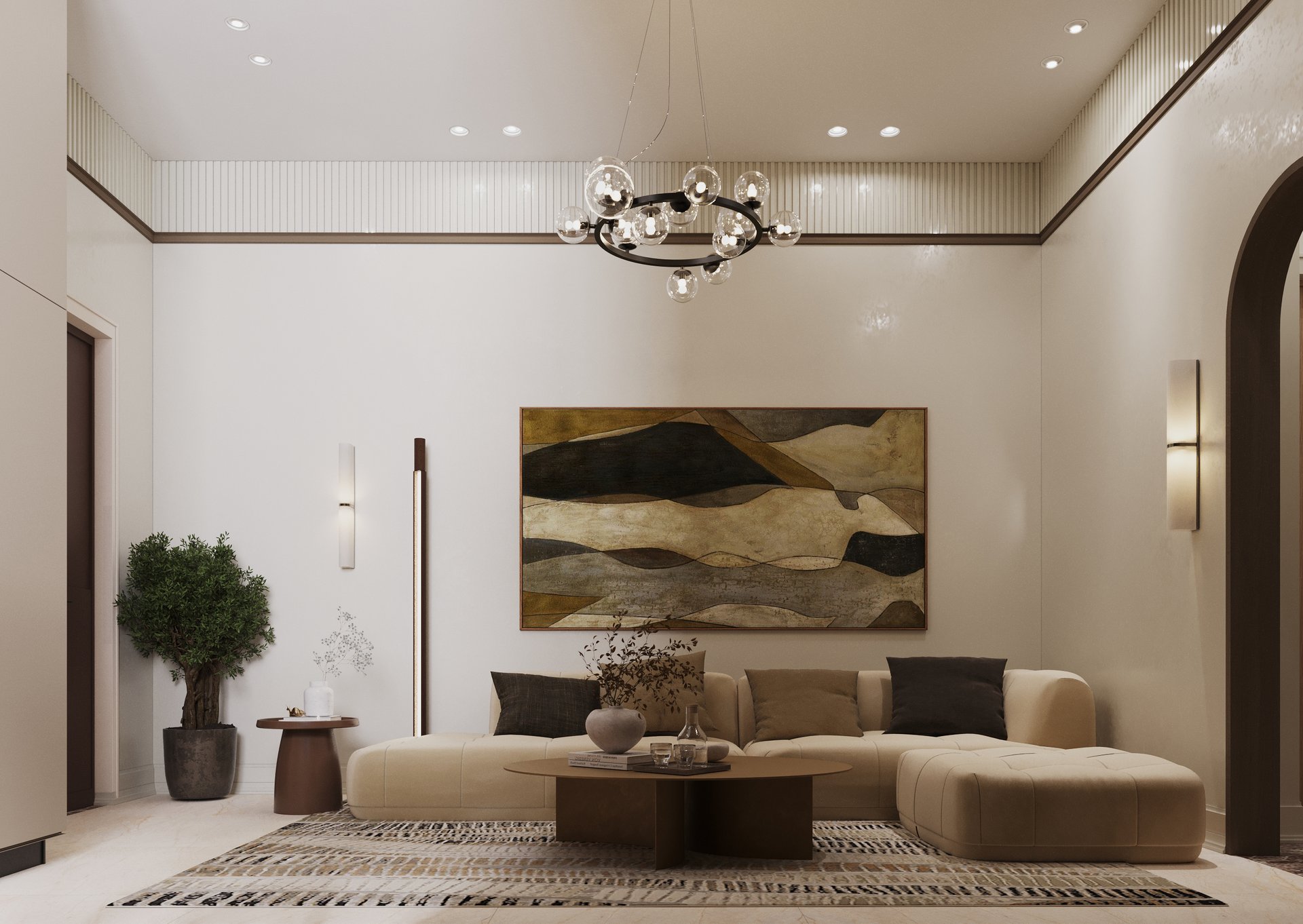 black and brown leather padded tub sofa