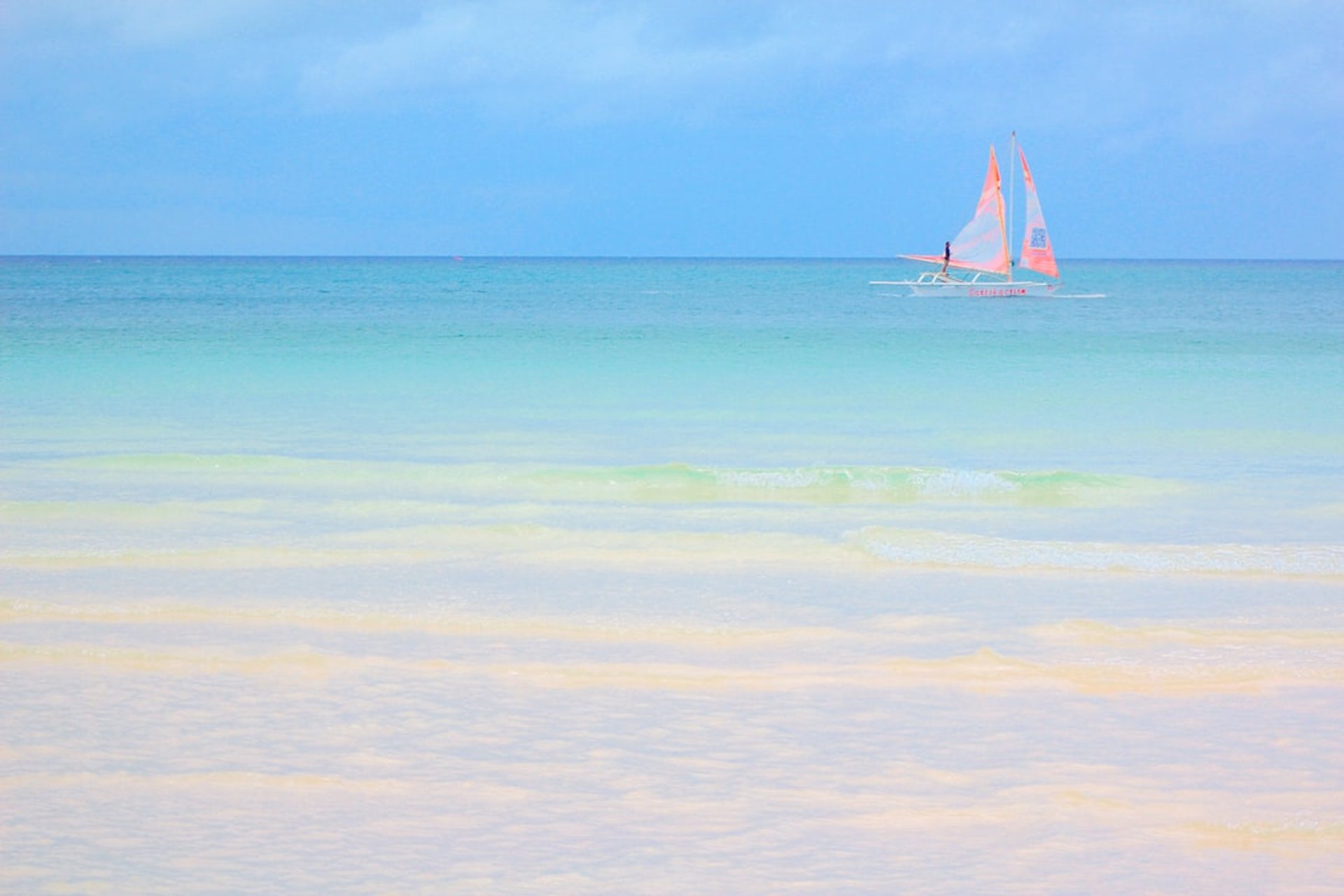 seashore during golden hour