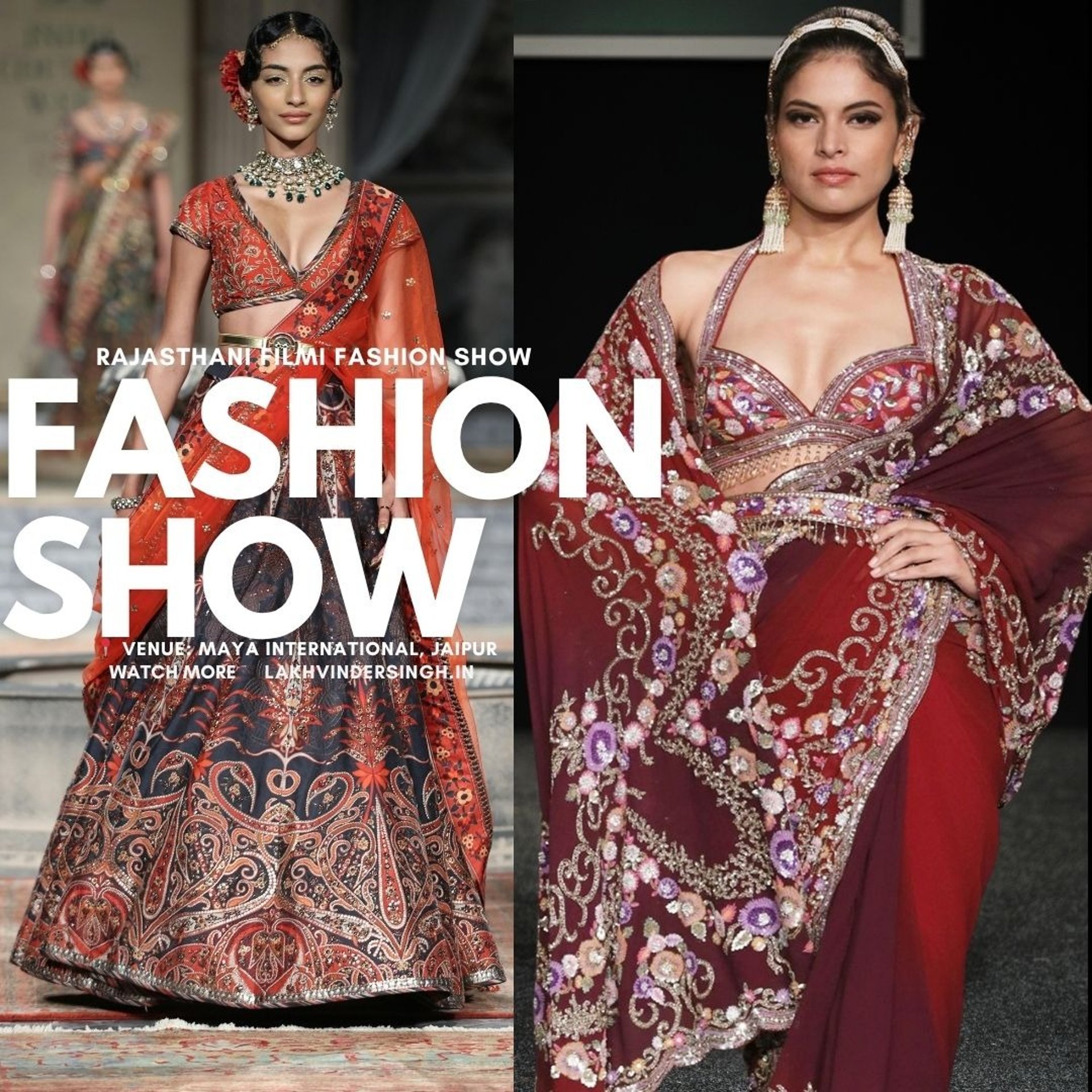 A group of women walking down a runway