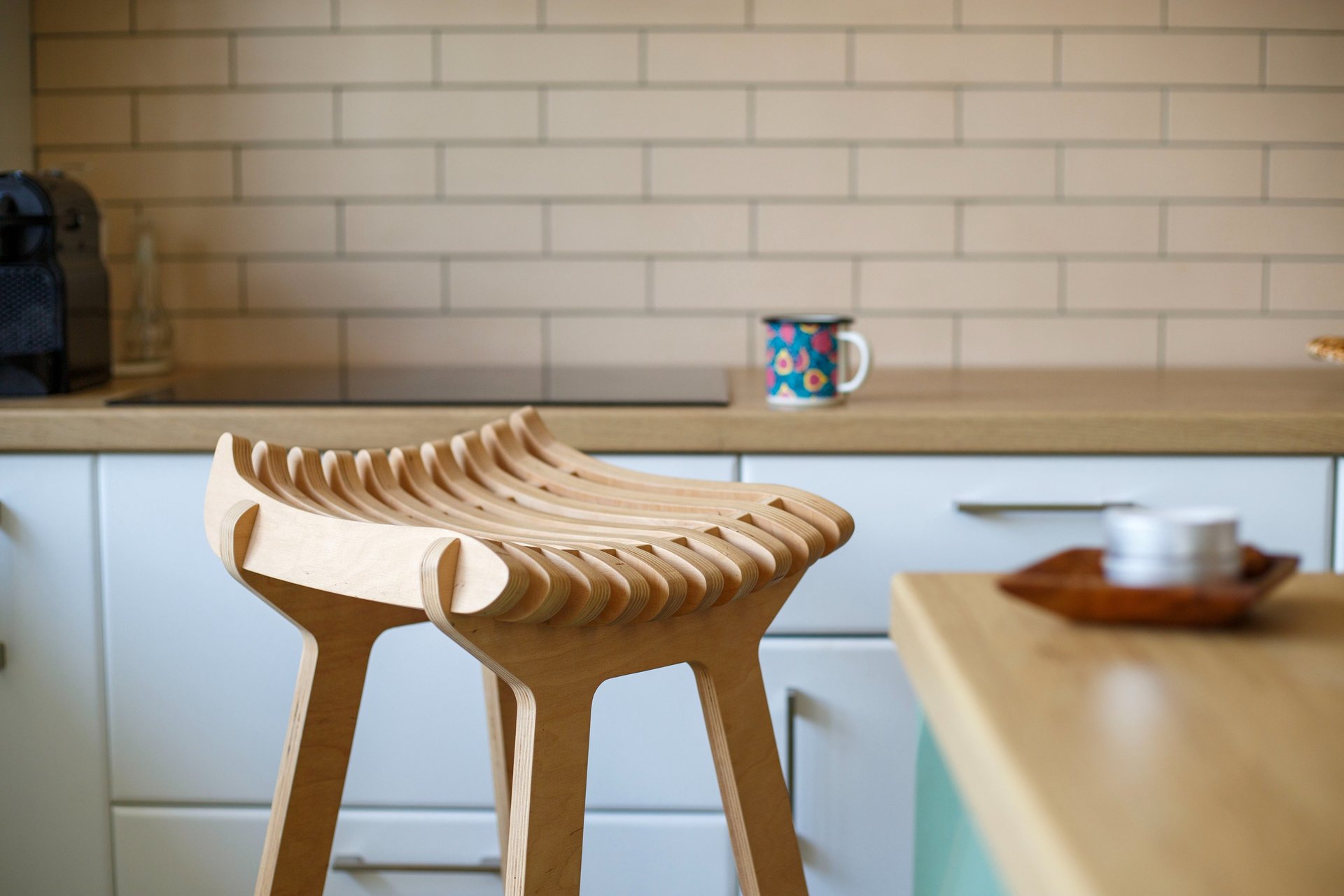 black and brown leather padded tub sofa