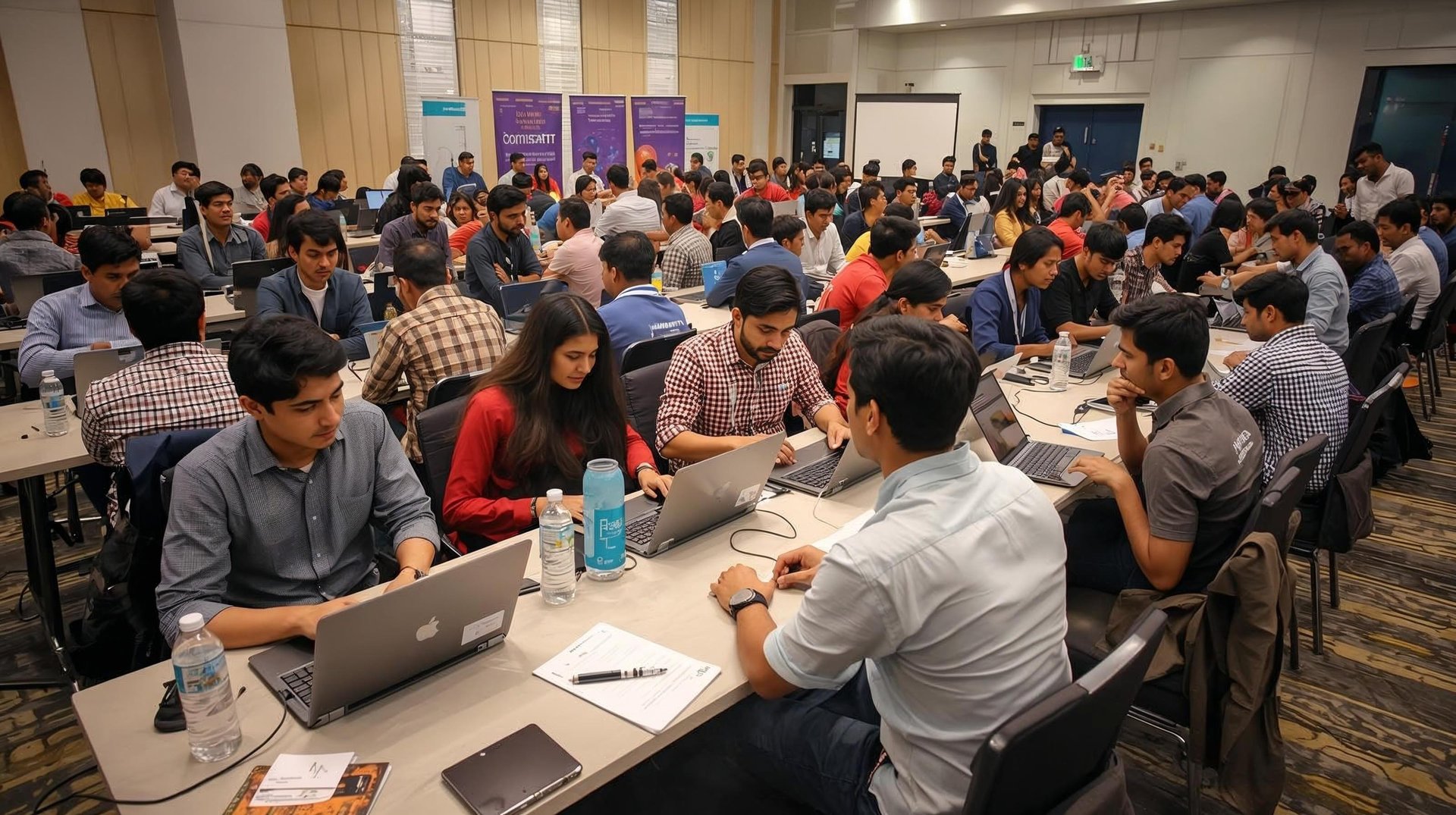 group of people using laptop computer