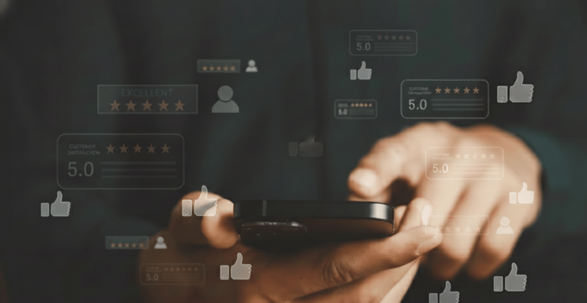 six white sticky notes