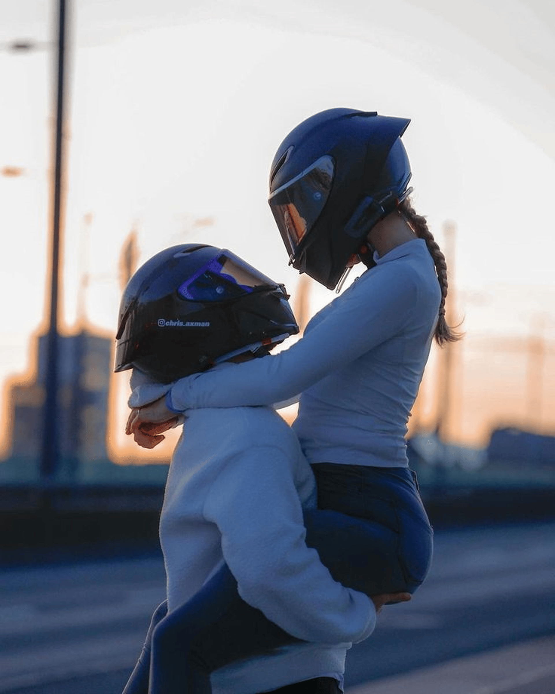 man in black and red jacket wearing black helmet