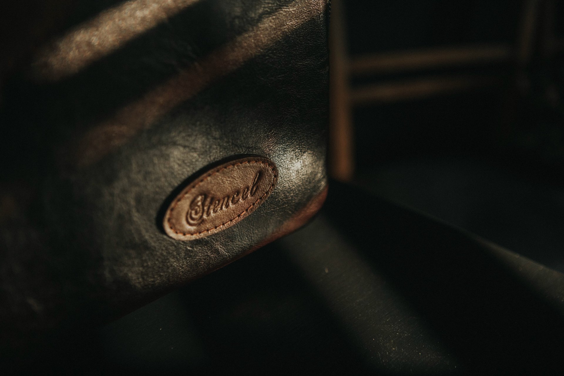 white wall paint with black textile