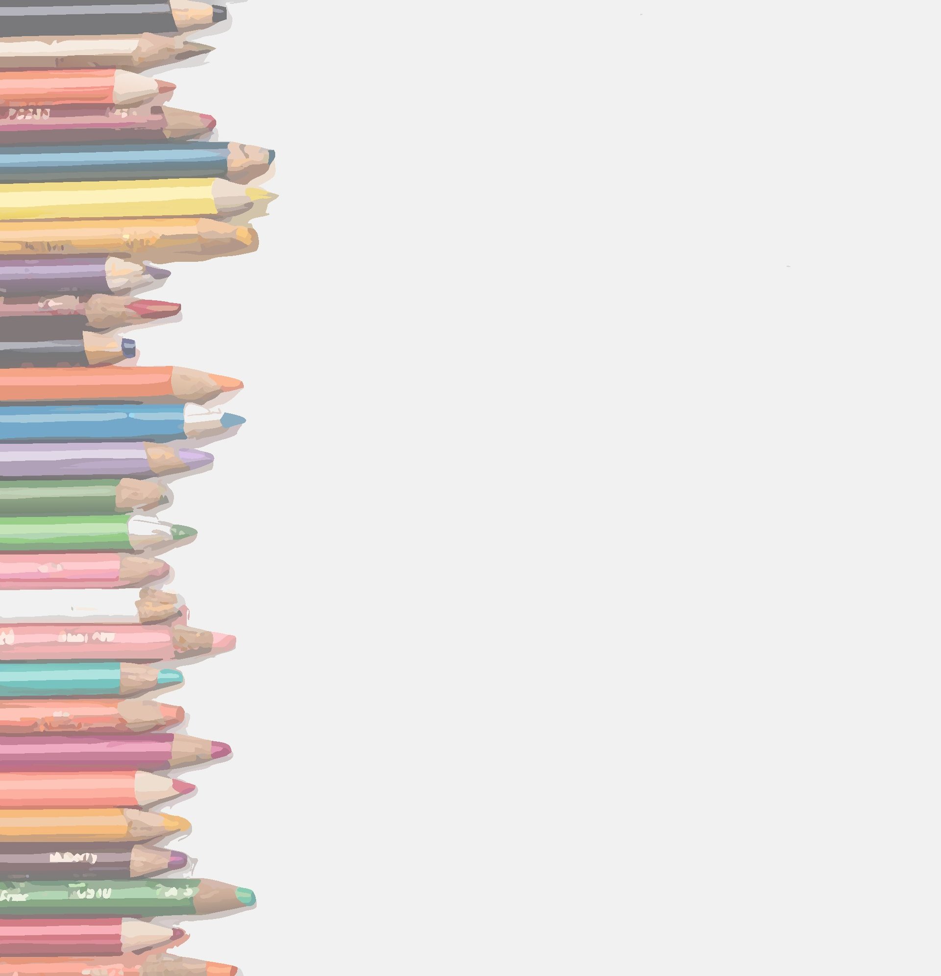 red green blue and yellow color pencils