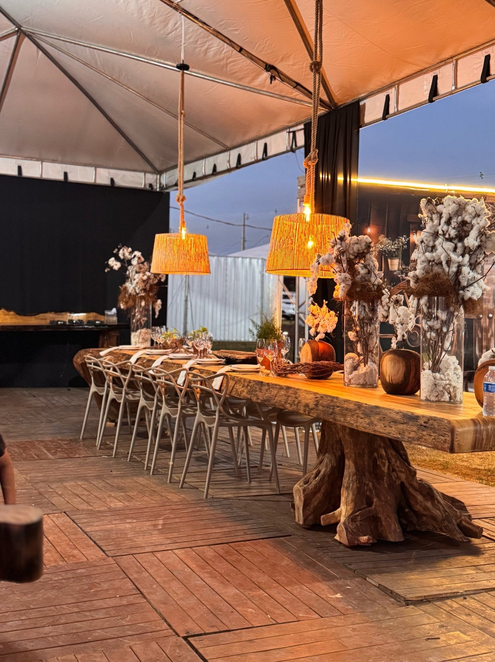 person wearing grey knit sweater