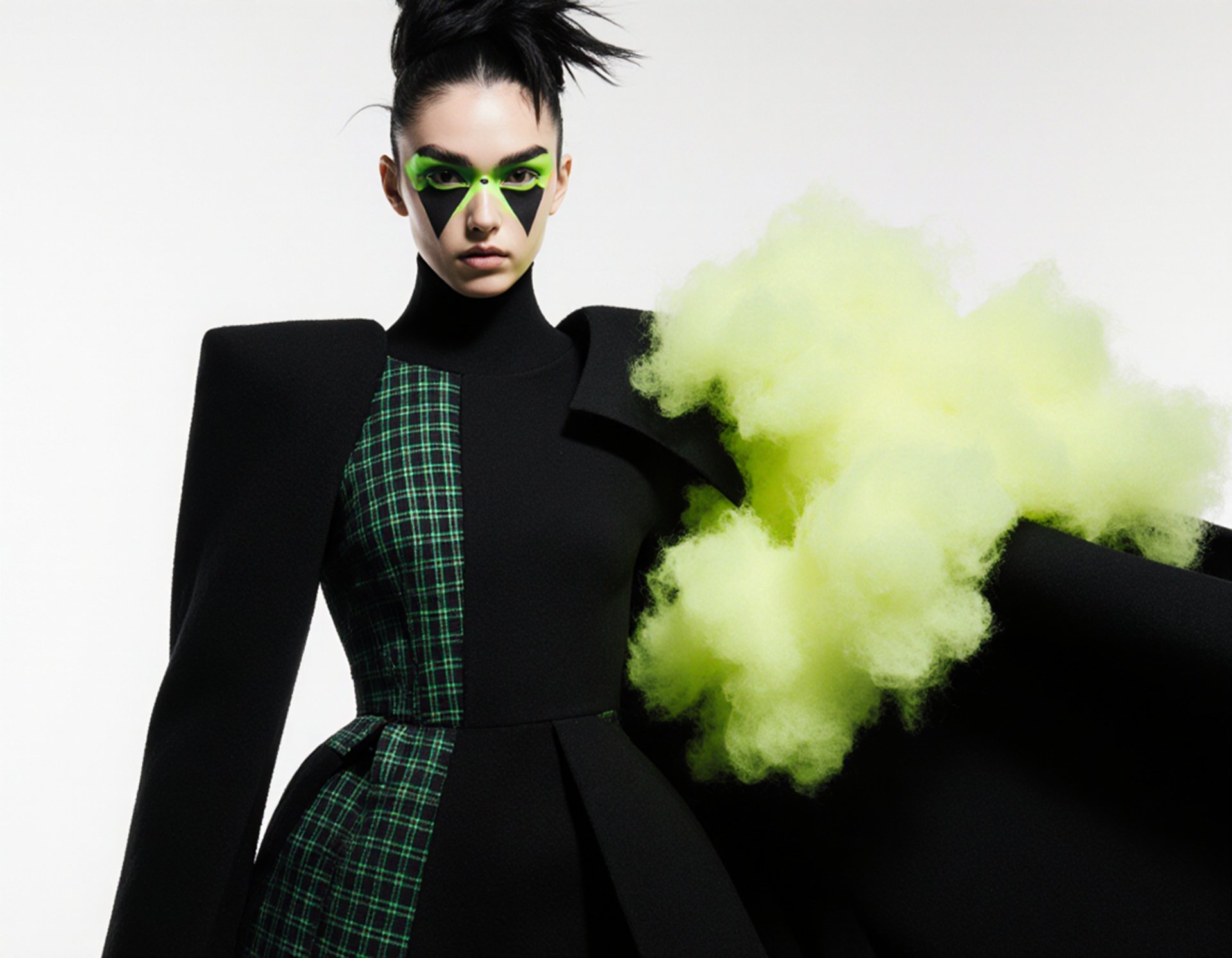 black blue and yellow textile