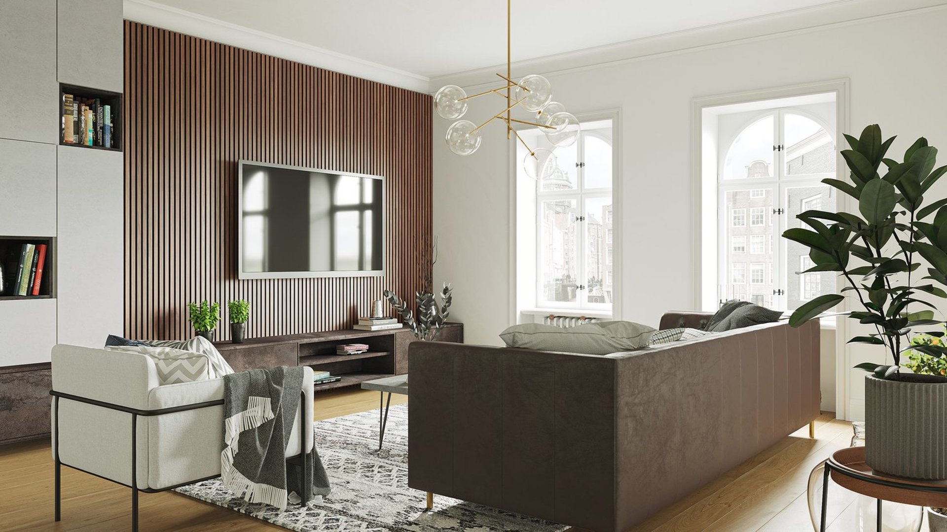 black and brown leather padded tub sofa