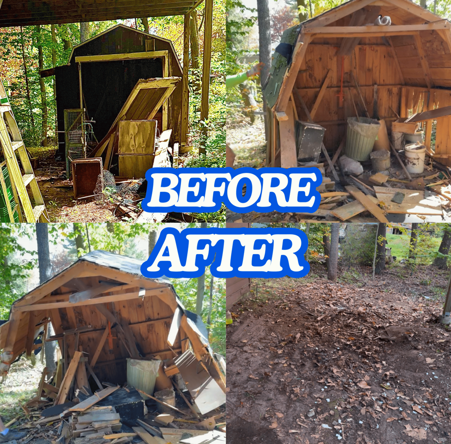 shed removal amherst massachusetts