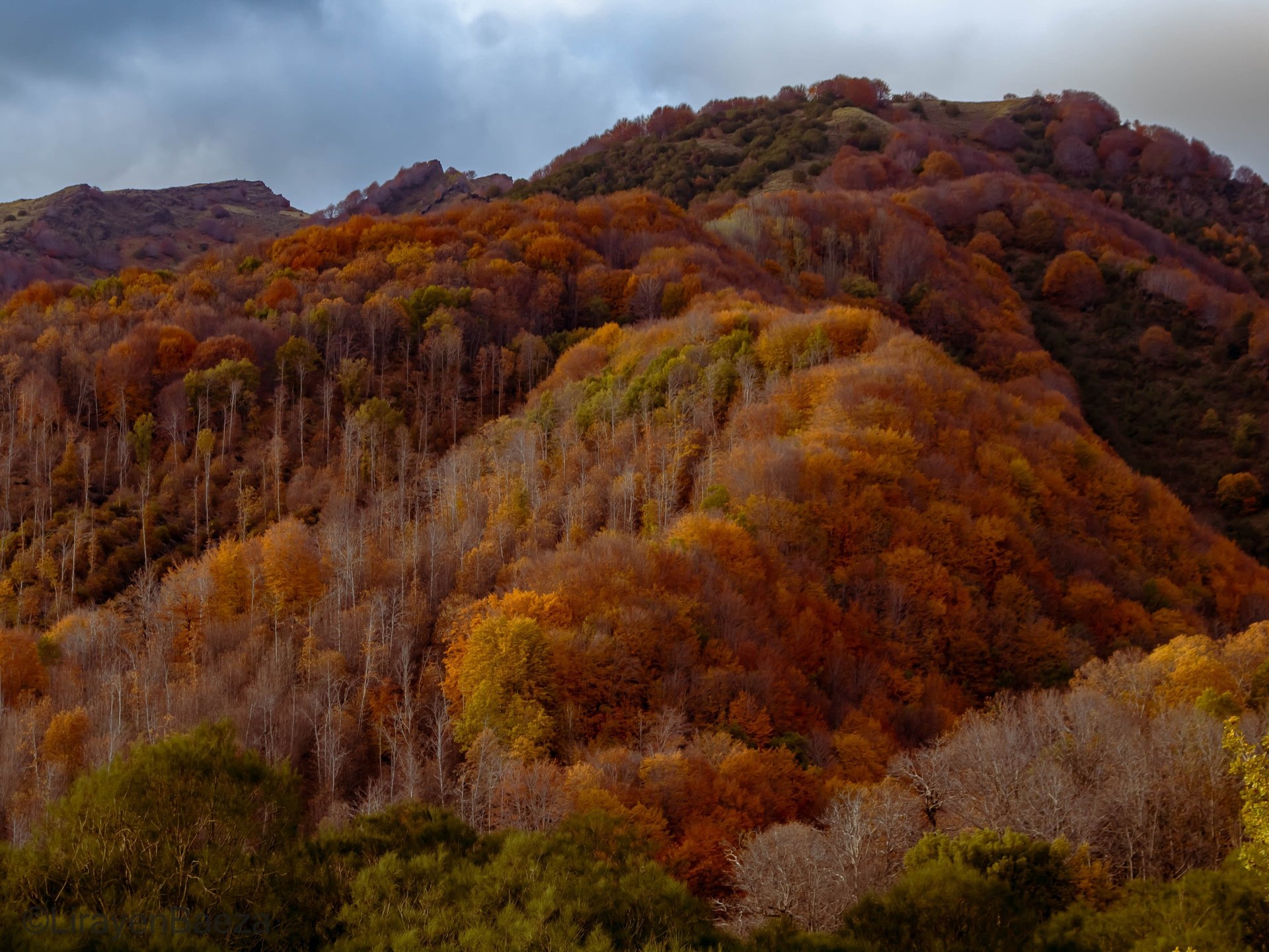 green mountain under white sky during daytime
