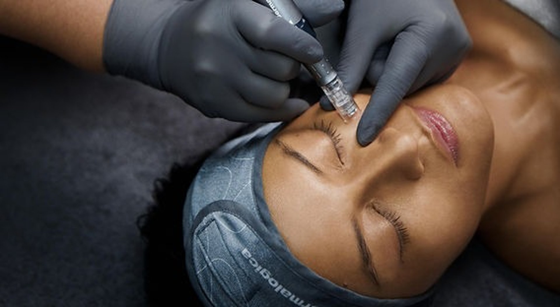 a room with a glass door that has a plant in it