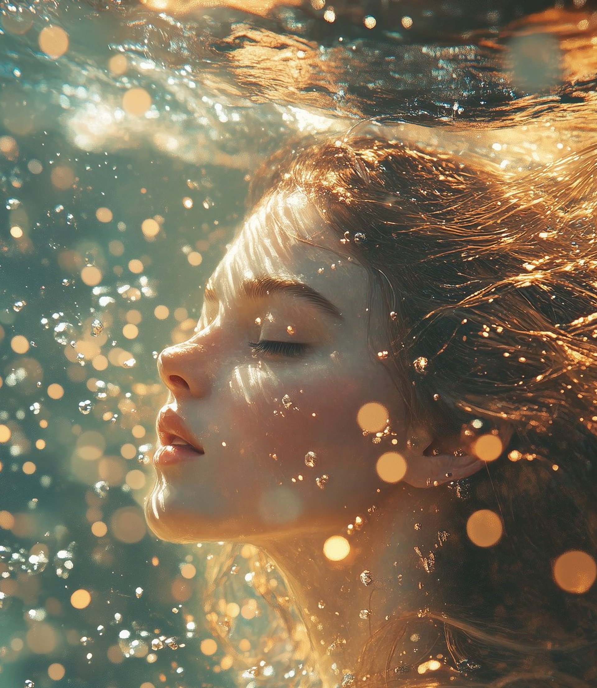 an abstract photo of a curved building with a blue sky in the background