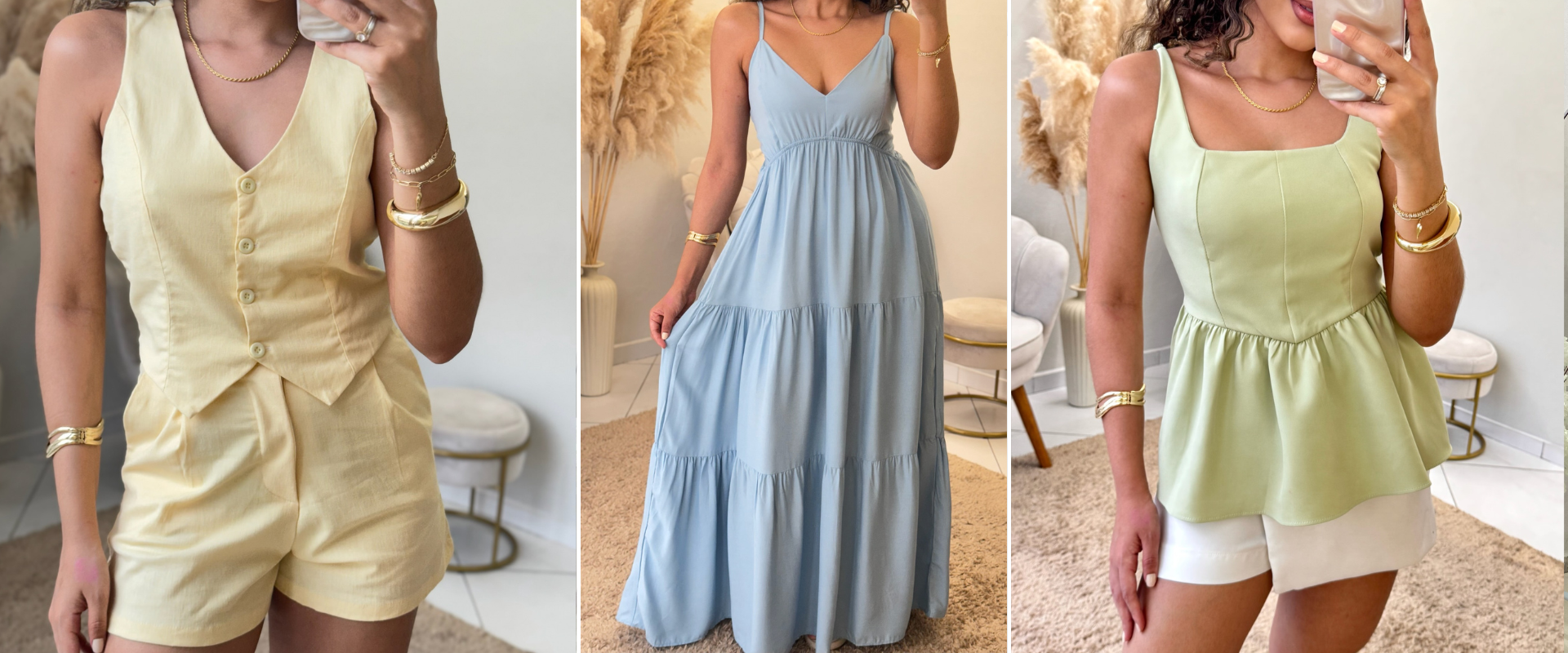 woman holding her white hat