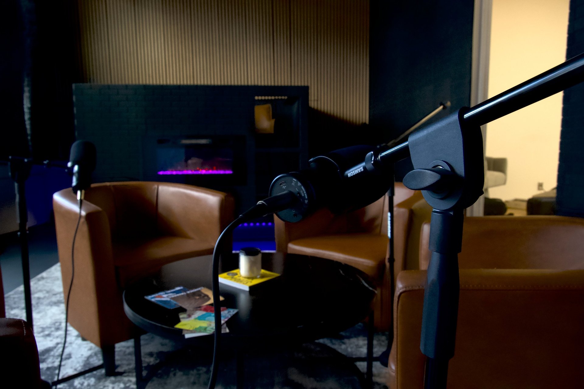 an abstract photo of a curved building with a blue sky in the background