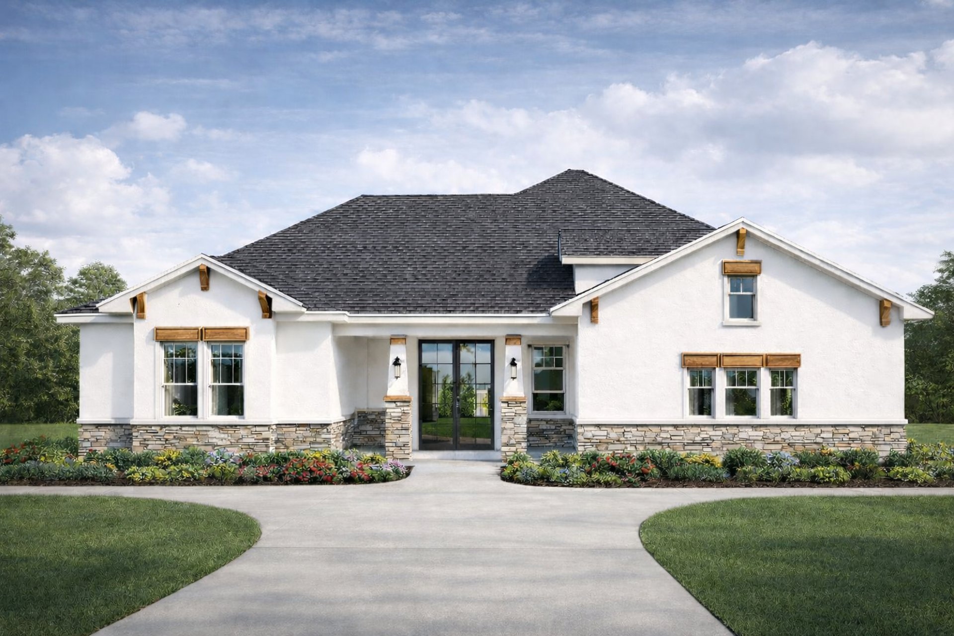 black and brown leather padded tub sofa