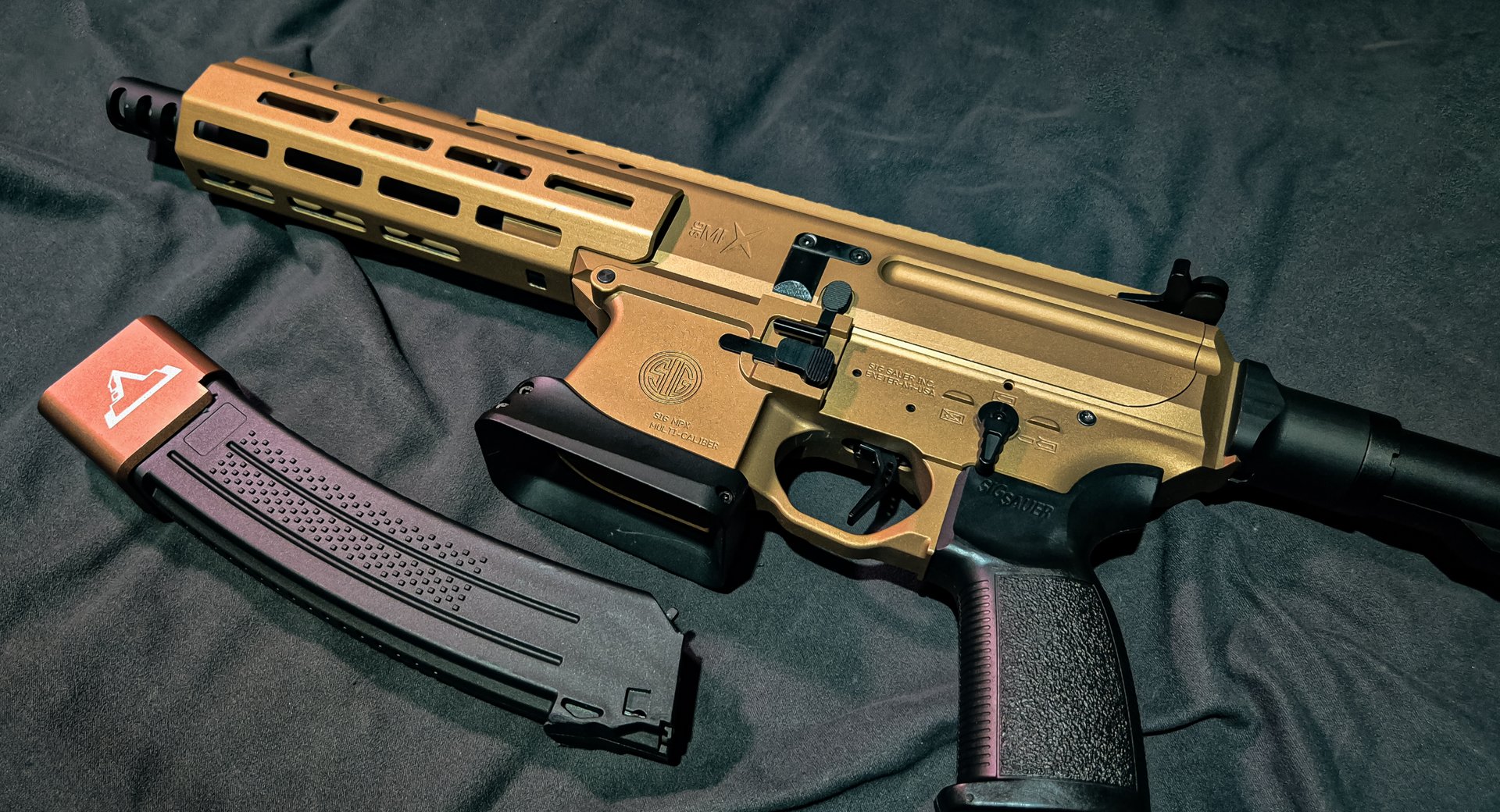 an abstract photo of a curved building with a blue sky in the background