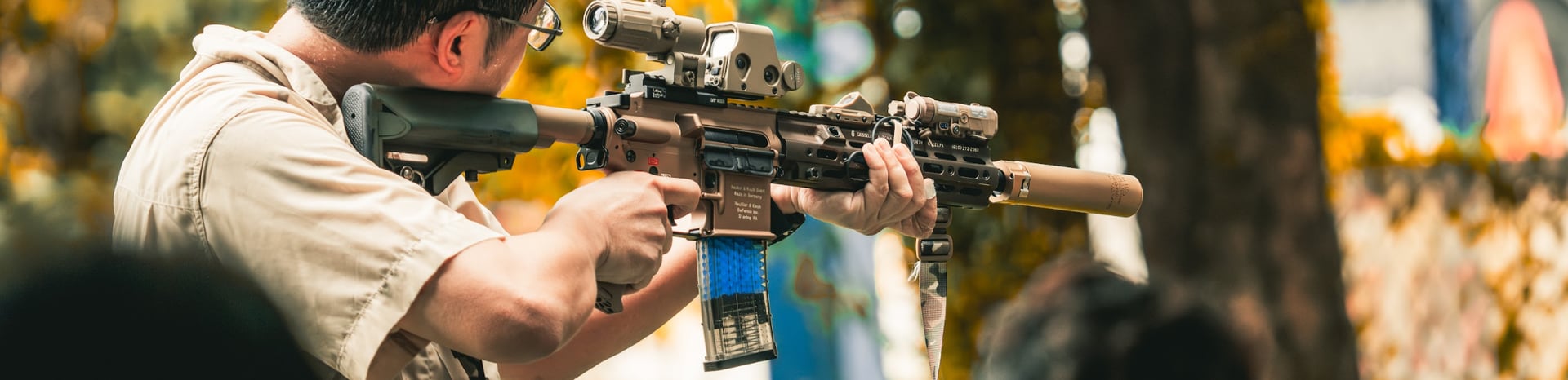 an abstract photo of a curved building with a blue sky in the background