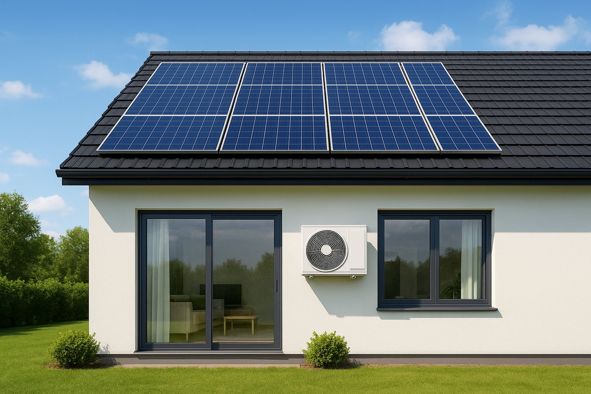 an abstract photo of a curved building with a blue sky in the background