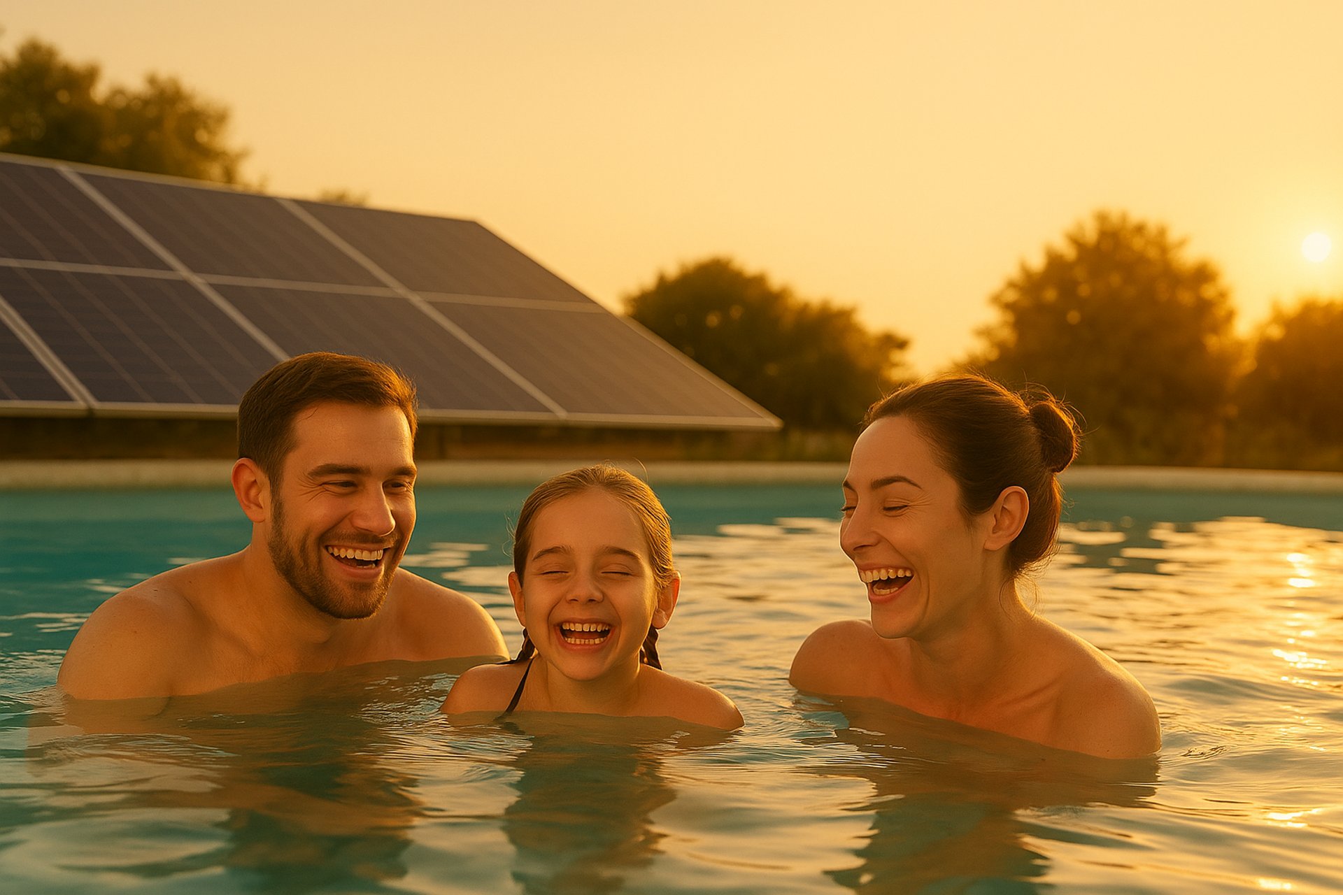 an abstract photo of a curved building with a blue sky in the background