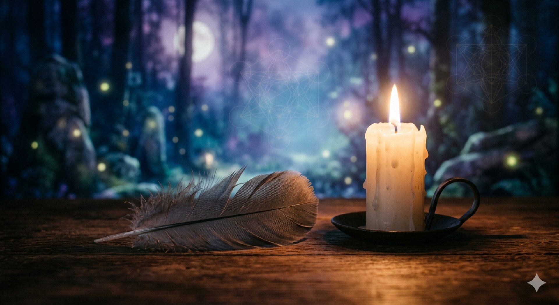 lighted candle in the dark