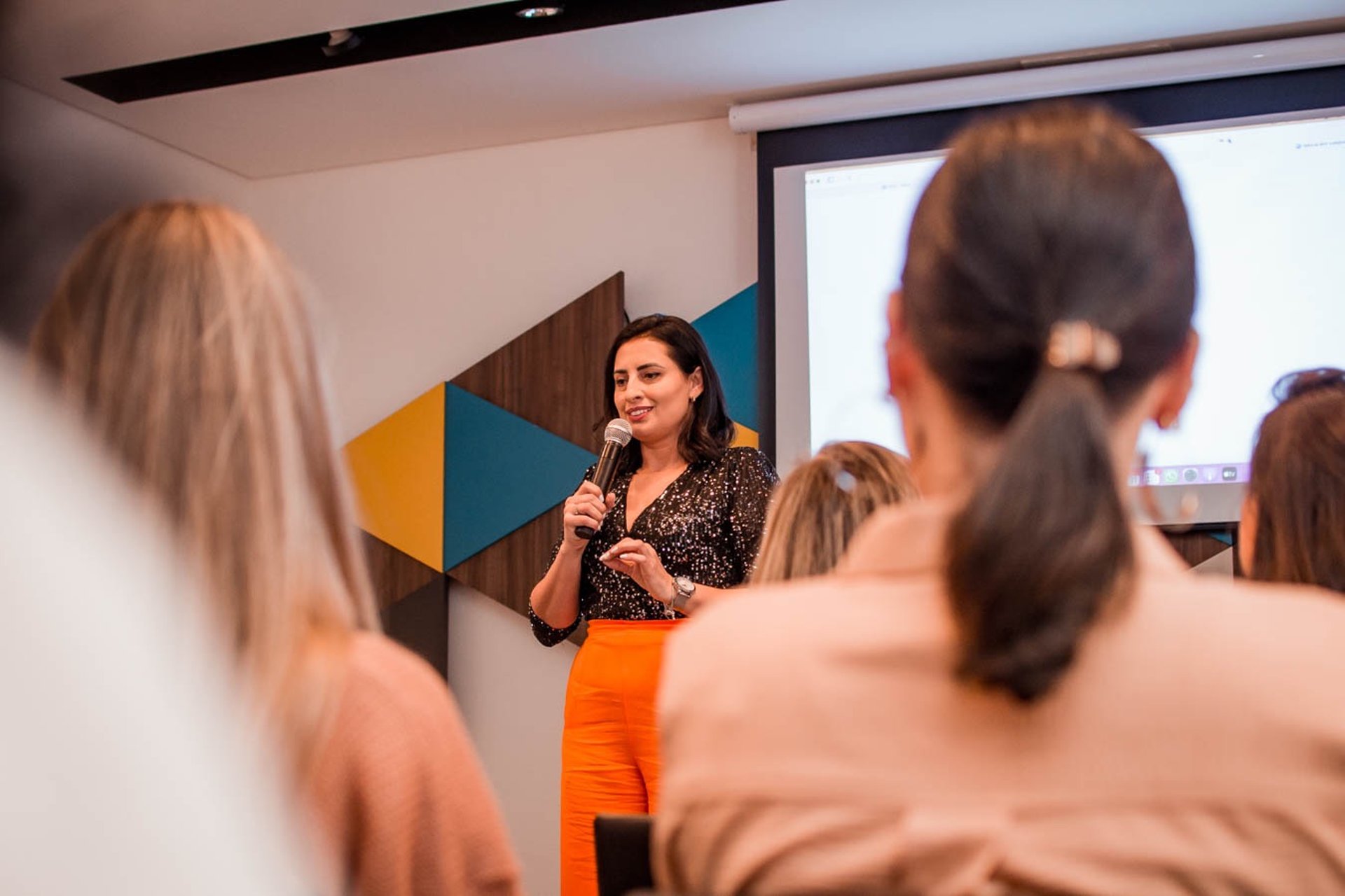 woman wearing yellow long-sleeved dress under white clouds and blue sky during daytime