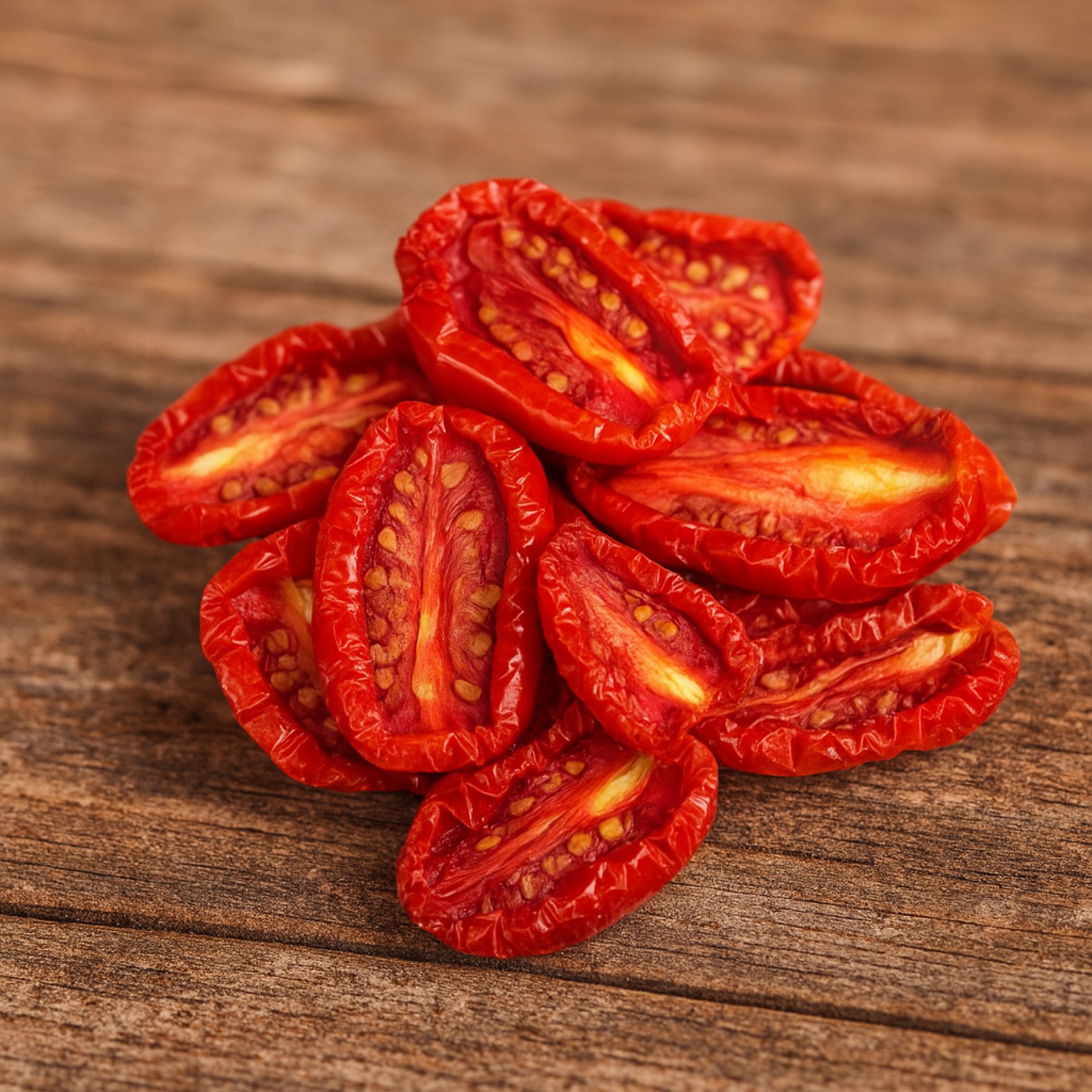 a bunch of pomegranates sitting on top of a stick