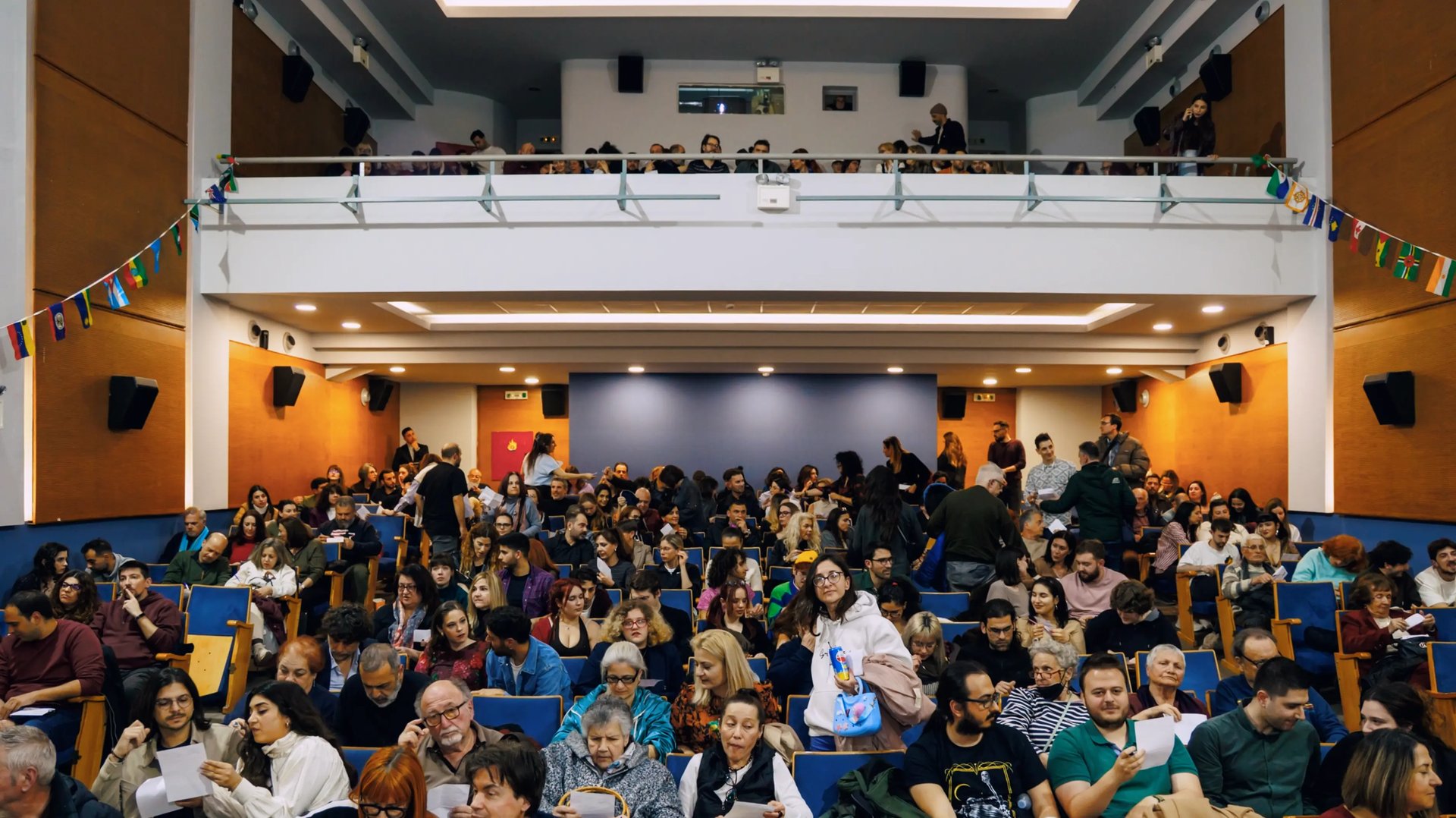 black blue and yellow textile