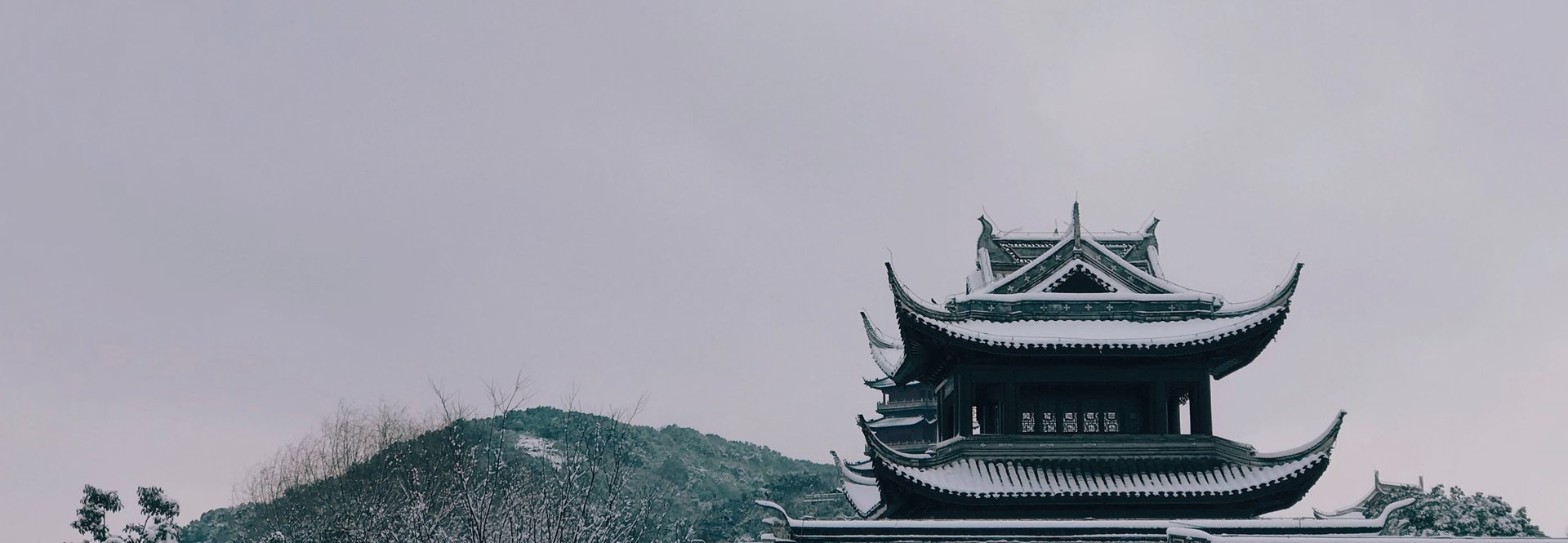 pagoda during winter season