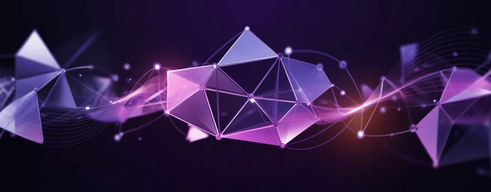 the letters are made up of different shapes