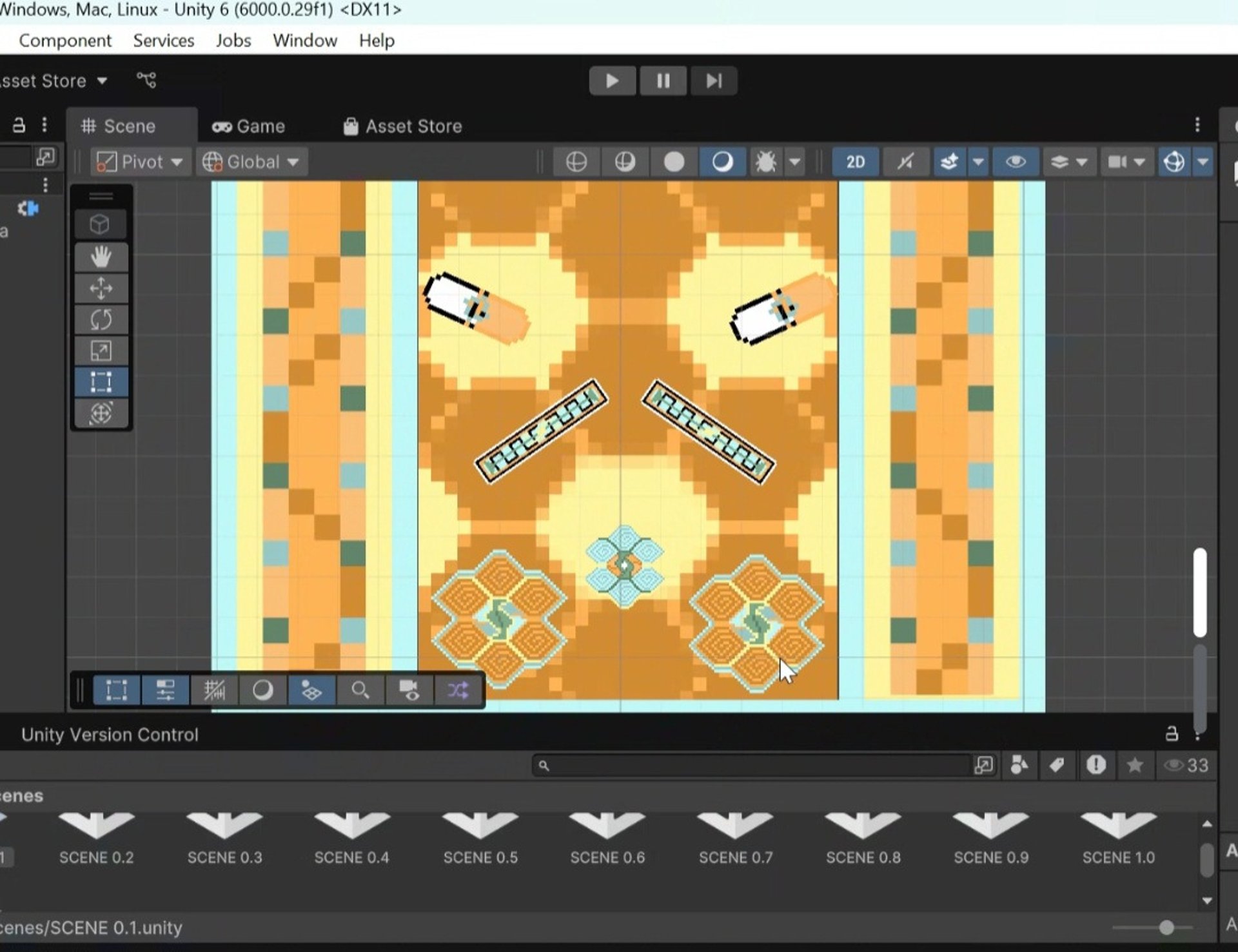 person piling blocks