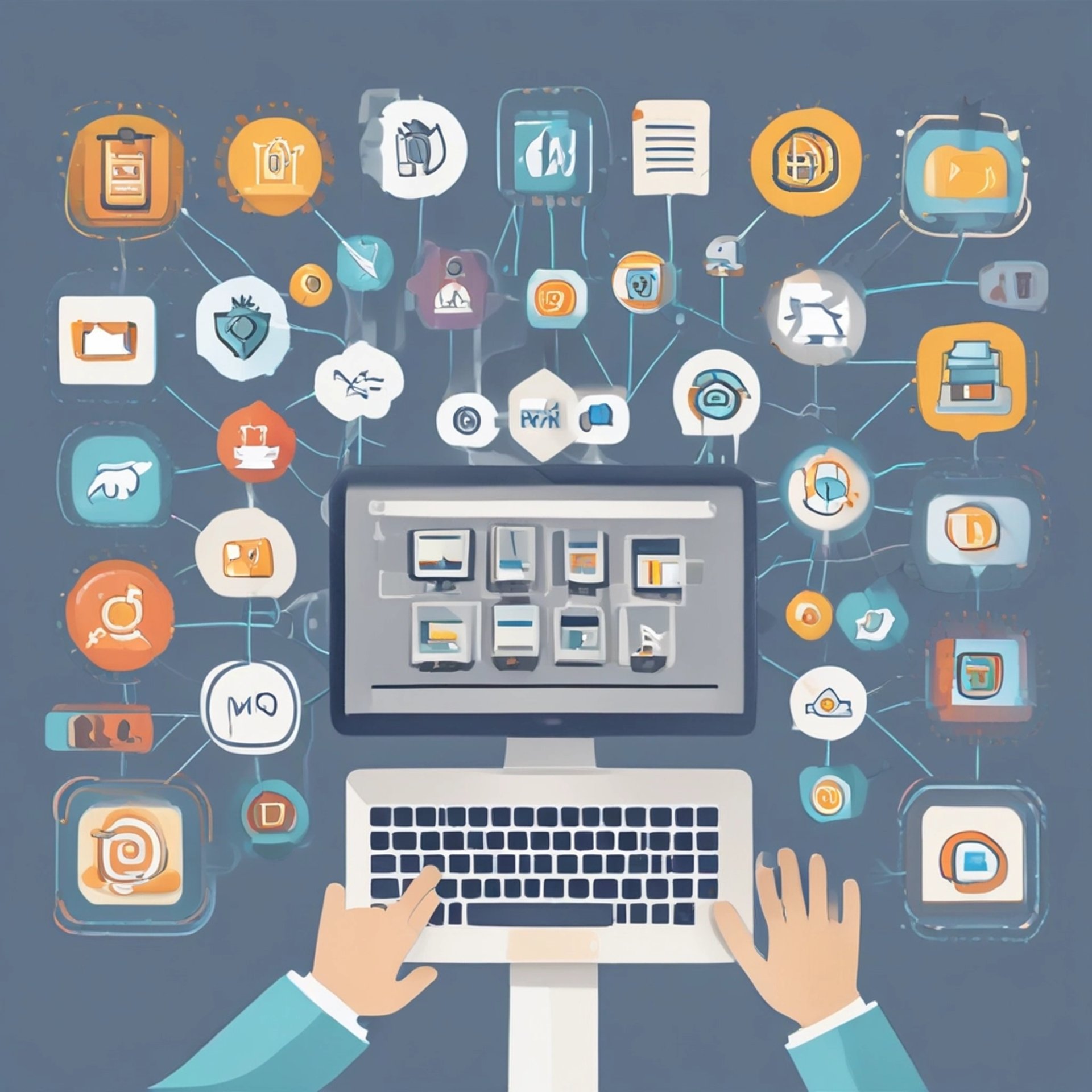 gray computer monitor