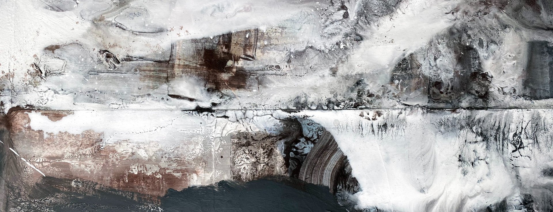 an abstract photo of a curved building with a blue sky in the background