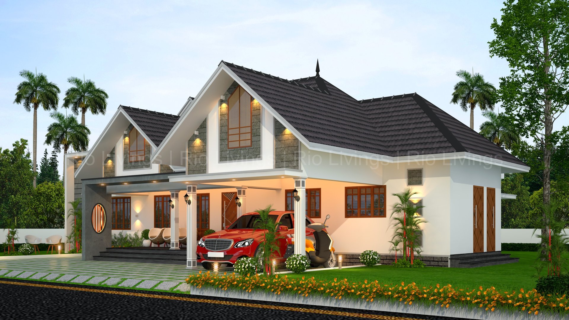 black and white bed linen