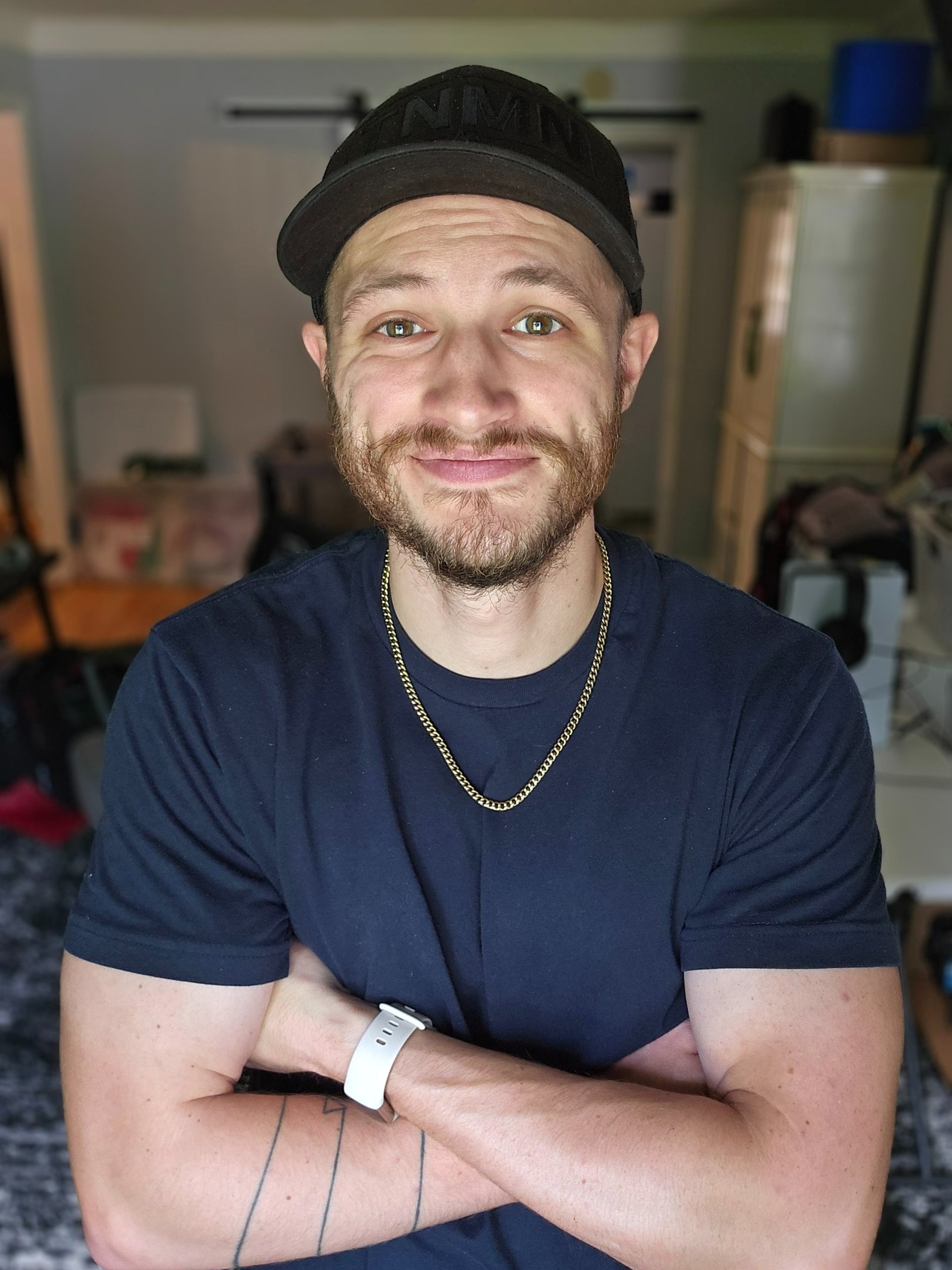 black and brown leather padded tub sofa