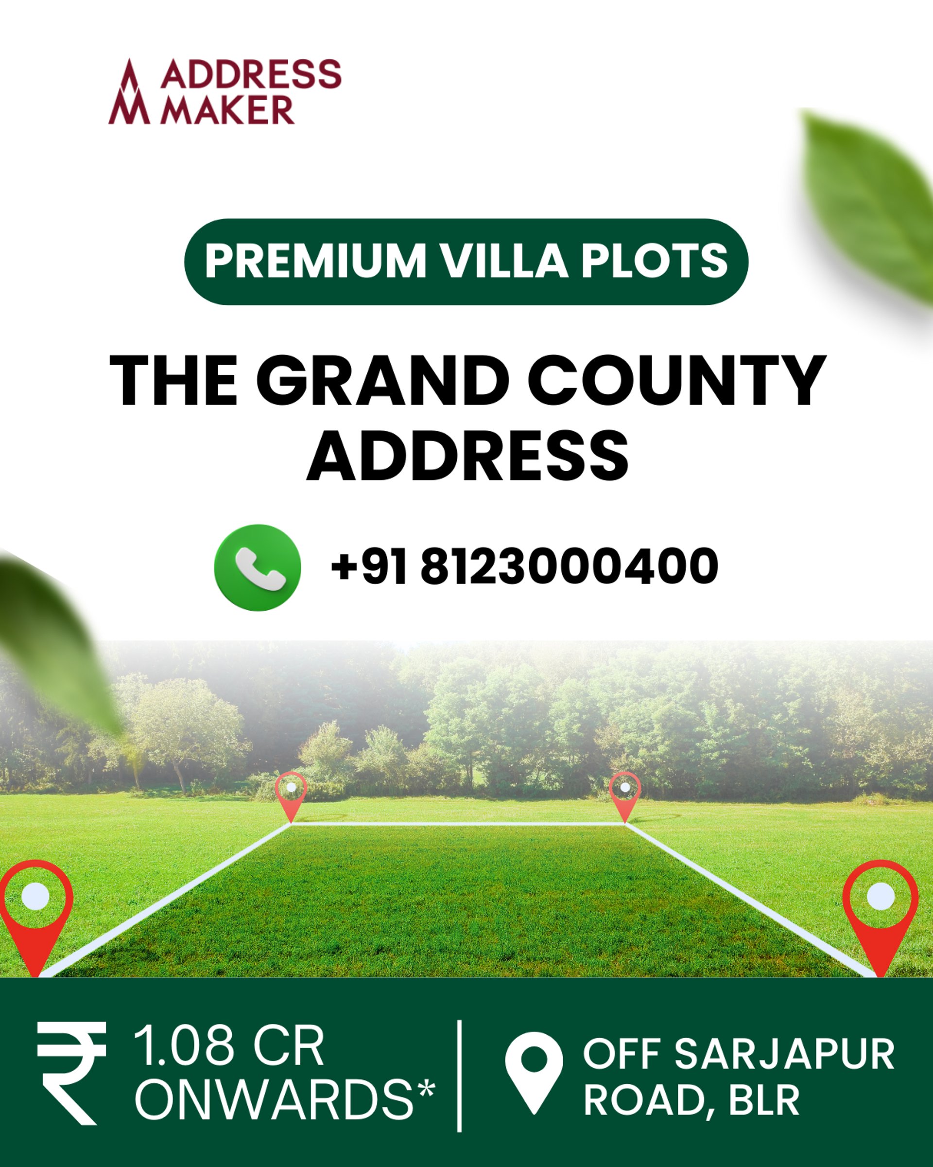 Oxyrich villas located off Chandapura Anekal main road