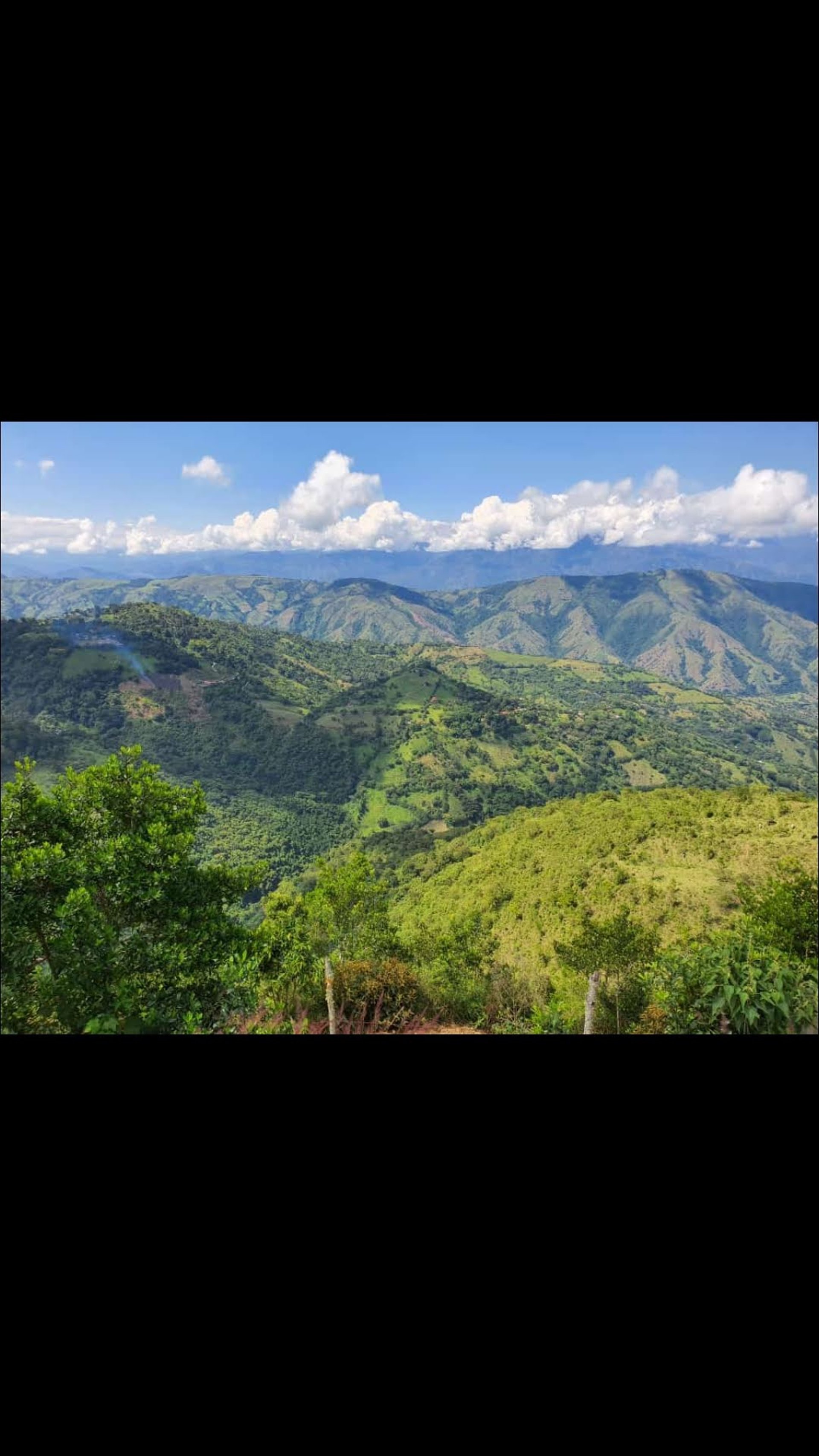 Vista a la Cordillera Occidental Ebéjico Antioquia