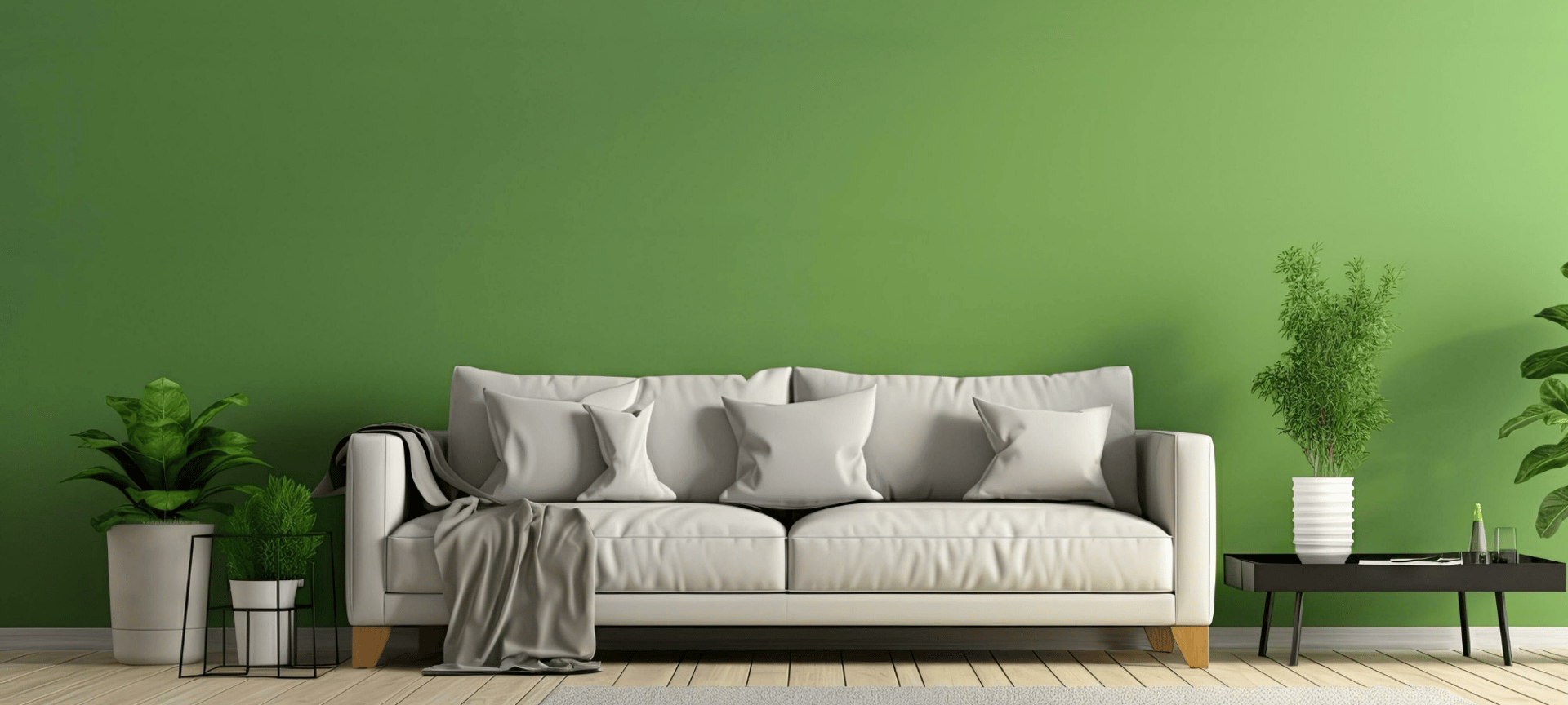 orange throw pillows on white couch