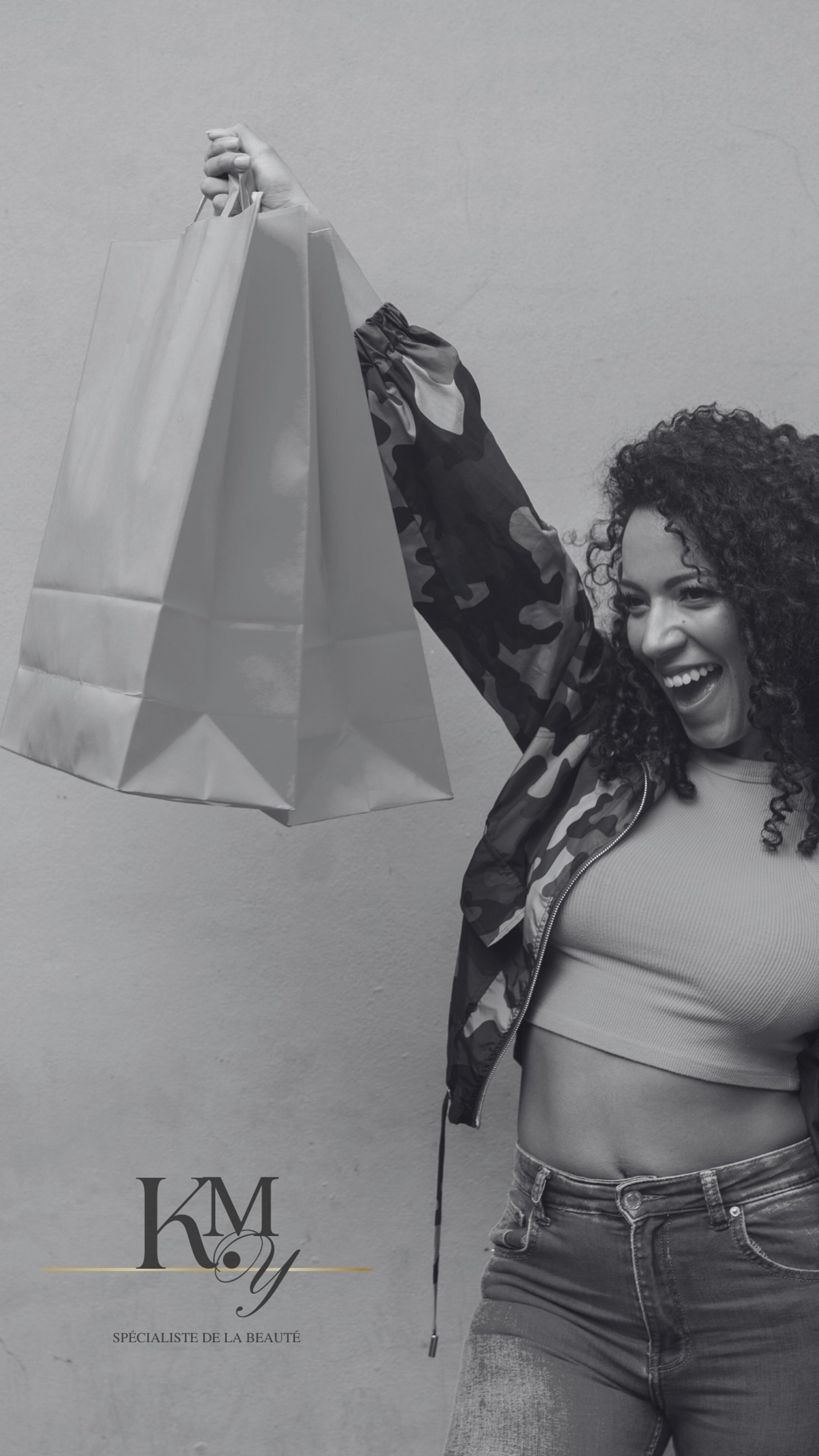 an abstract photo of a curved building with a blue sky in the background