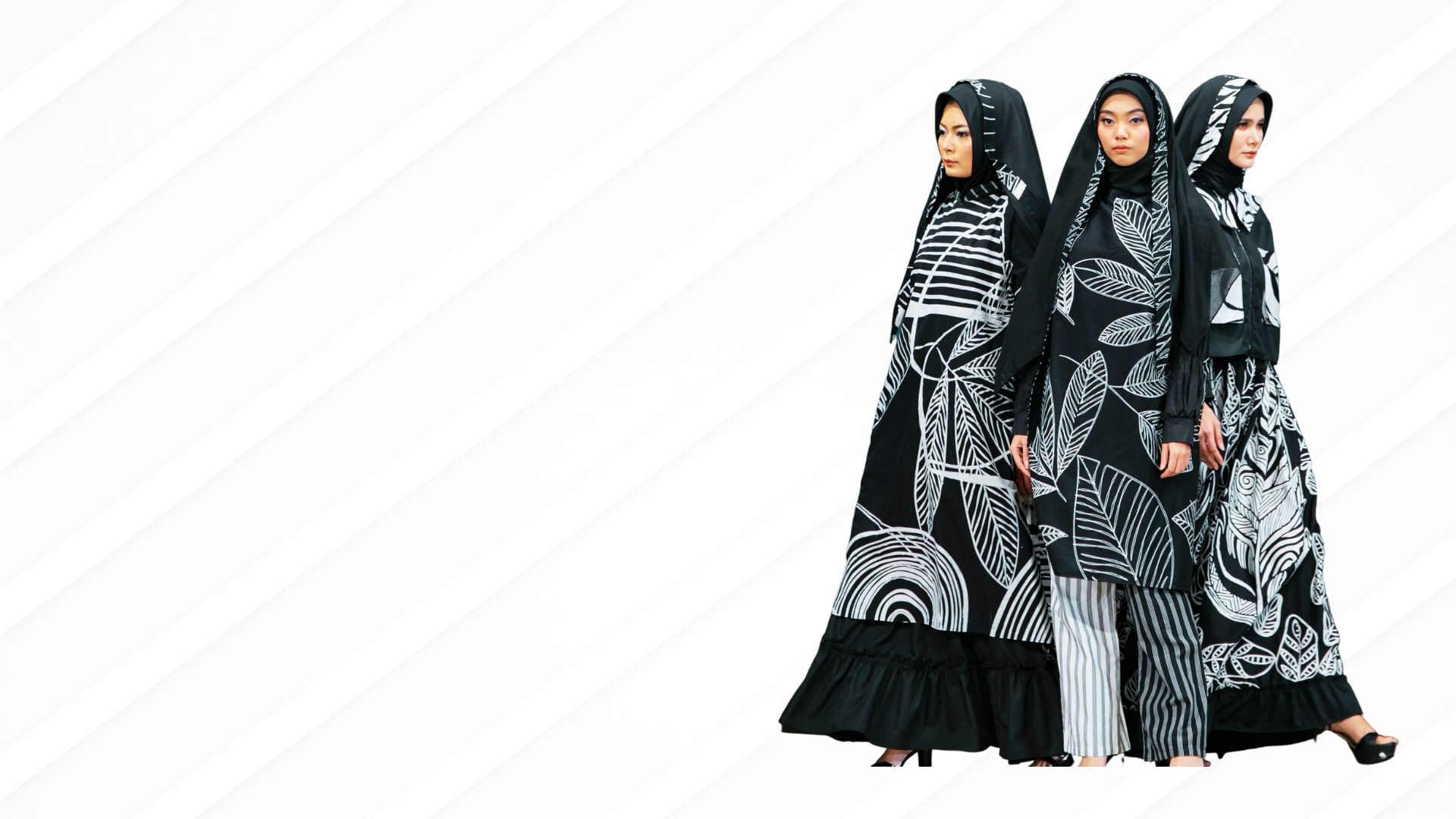 black and white bed linen
