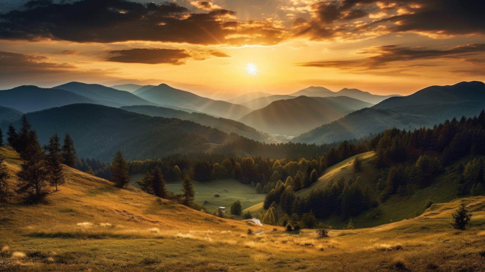 mountain range under blue sky