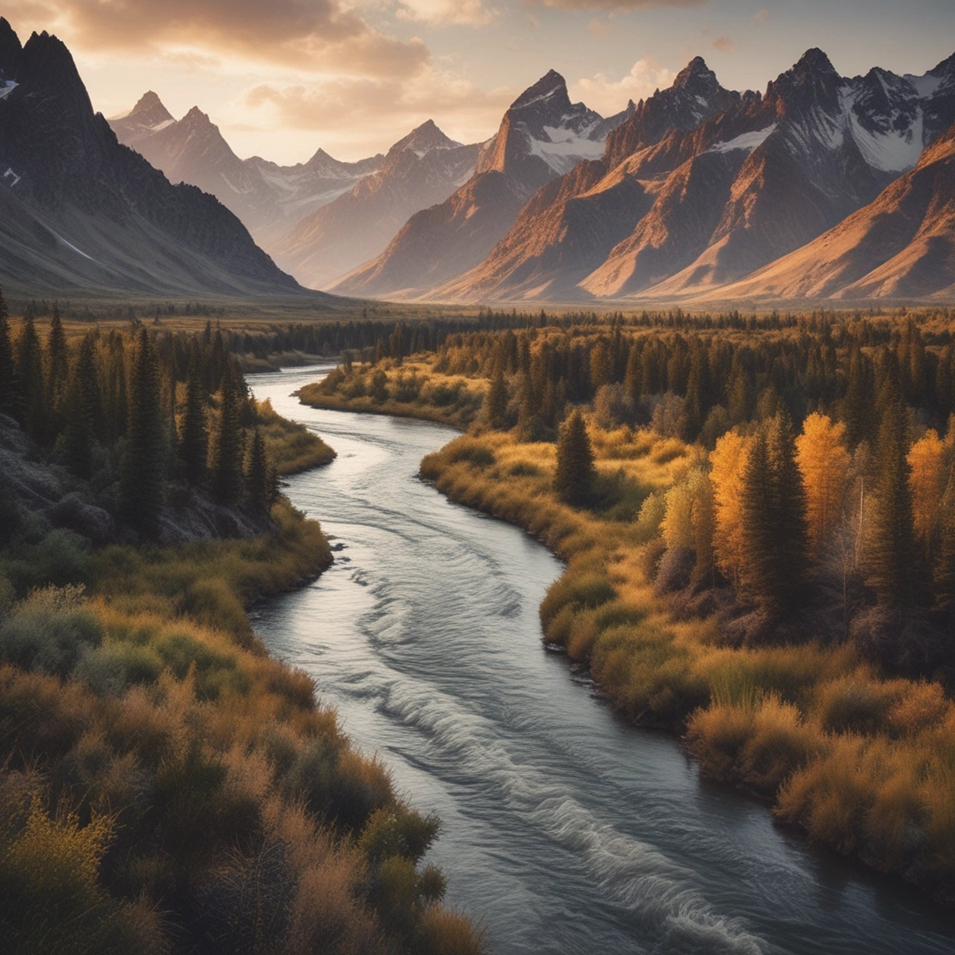 mountain range under blue sky