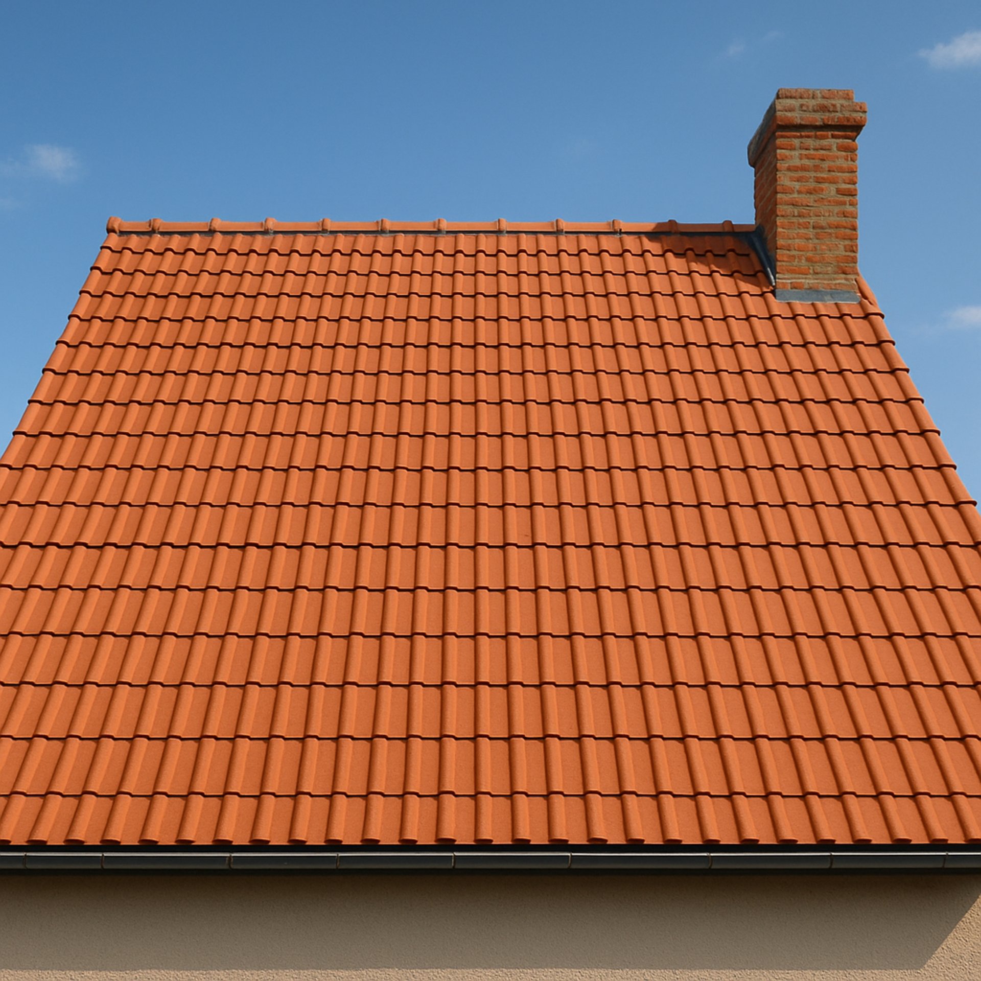 an abstract photo of a curved building with a blue sky in the background