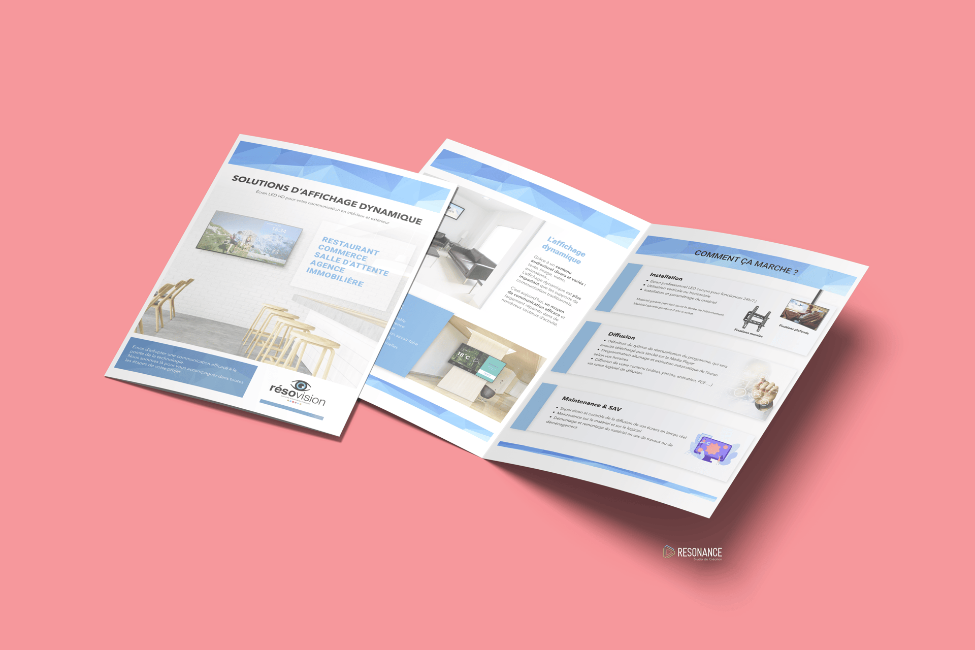 depliant brochure la reunion saint paul saint pierre