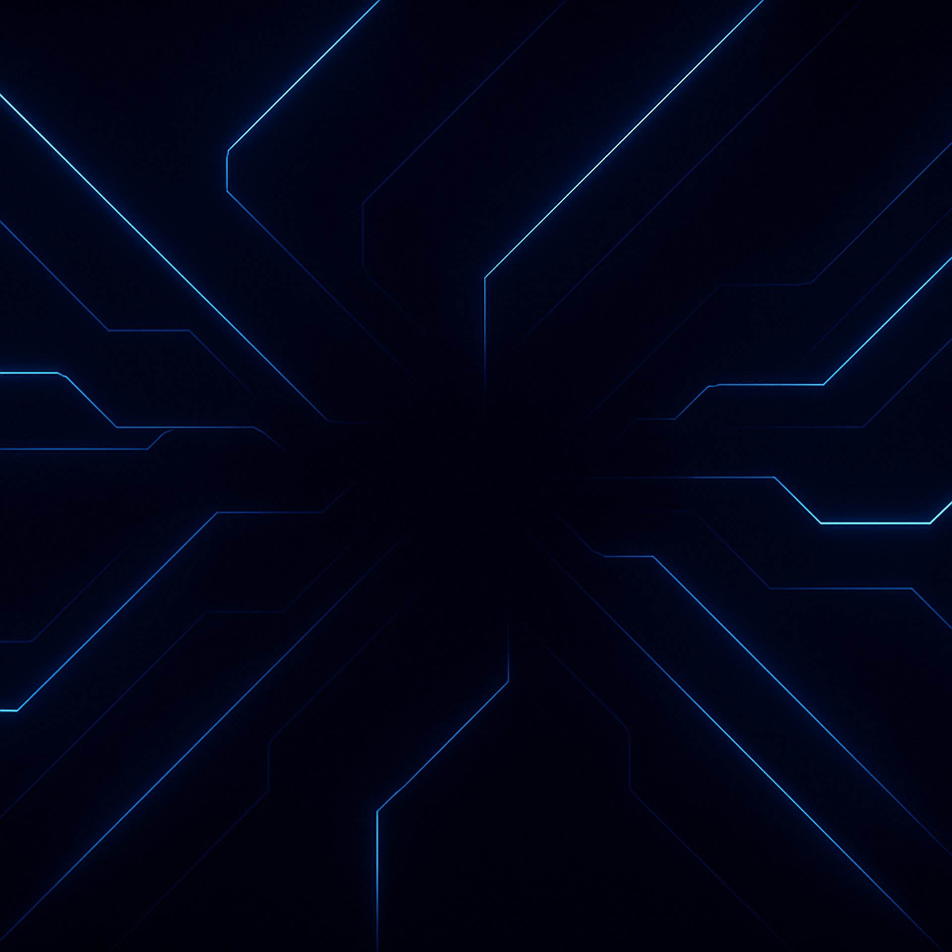 an abstract photo of a curved building with a blue sky in the background